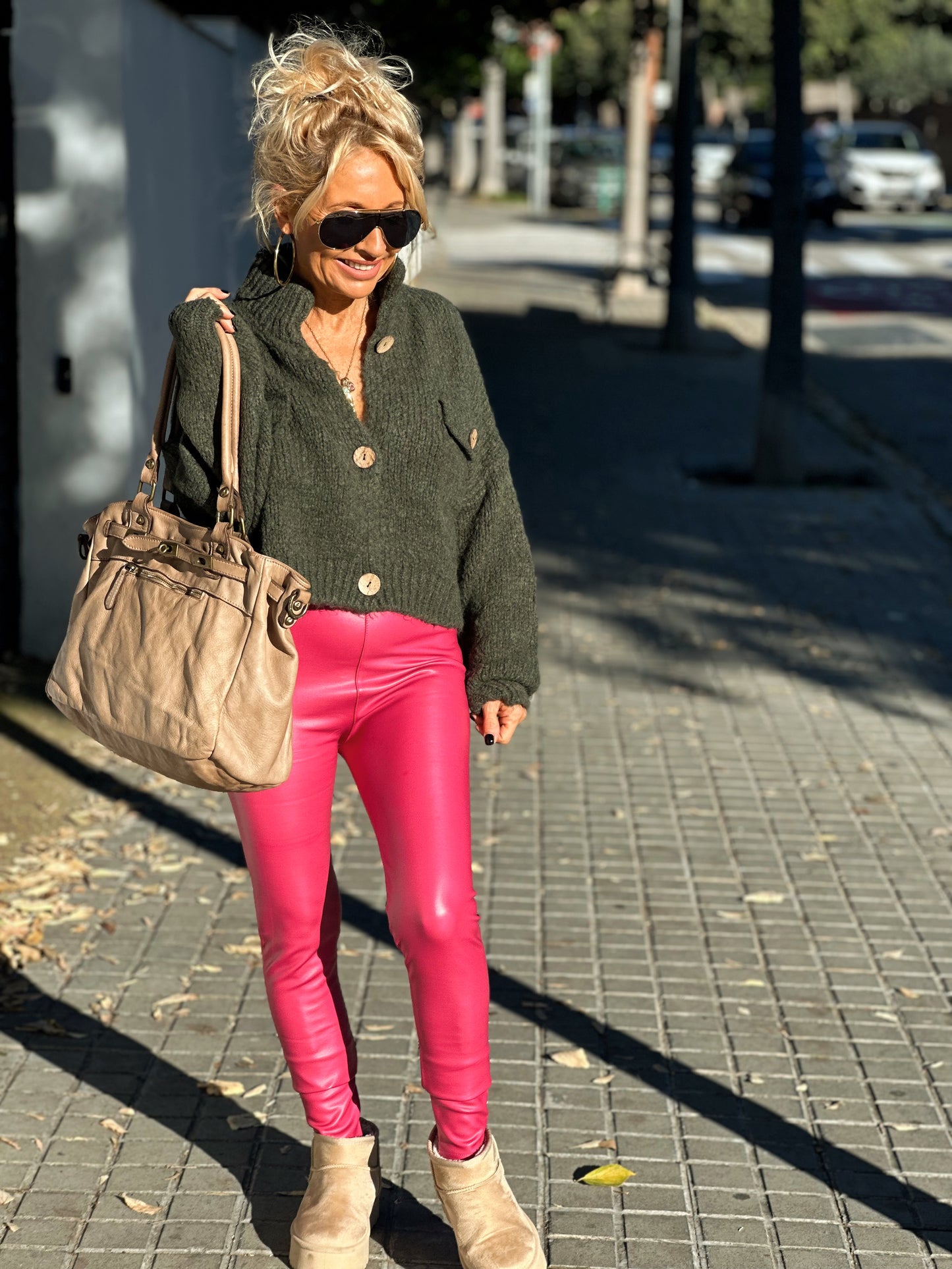 LEGGING NICOLAS FUCSIA