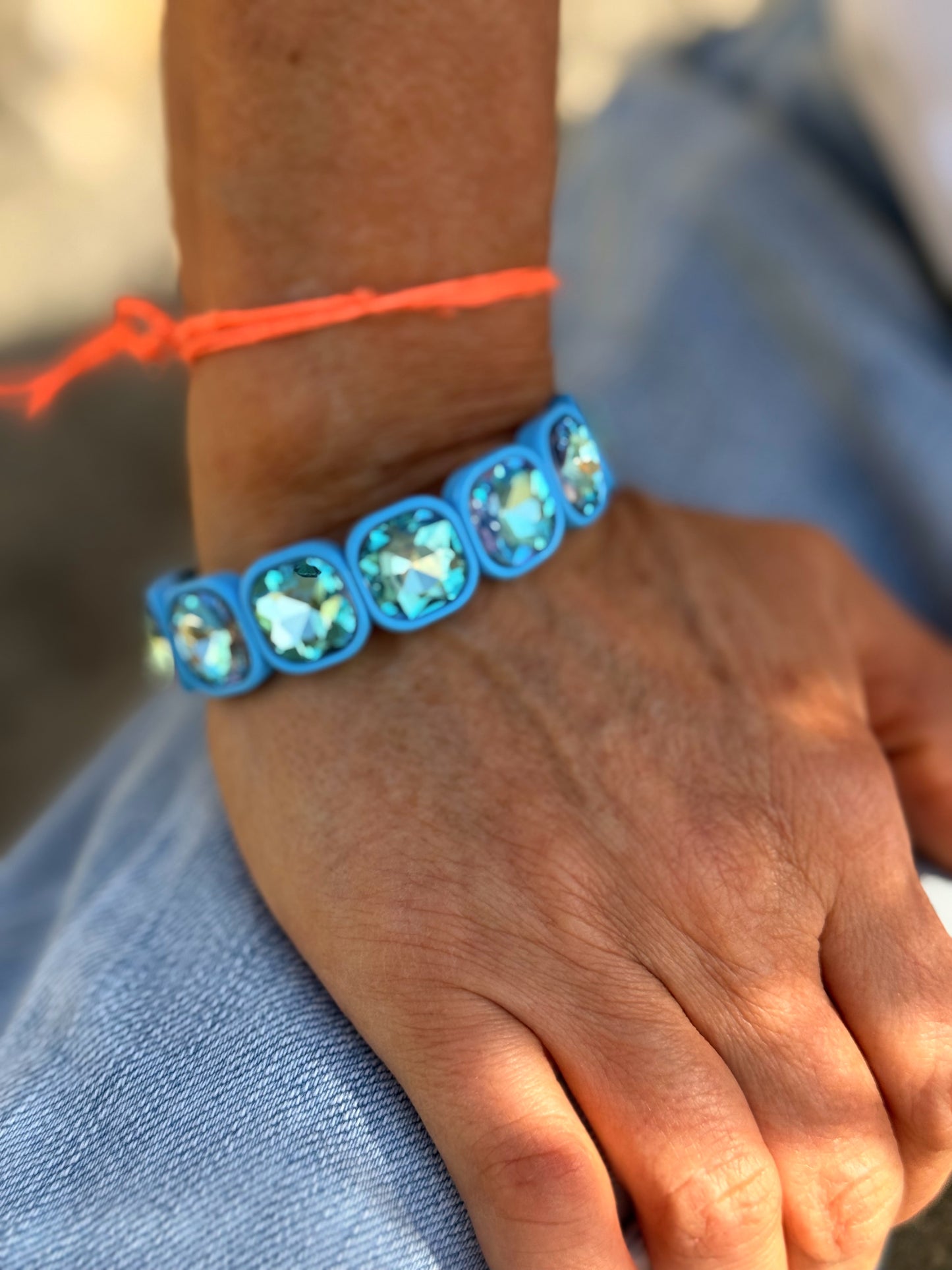 PULSERA CRISTAL MULTICOLOR