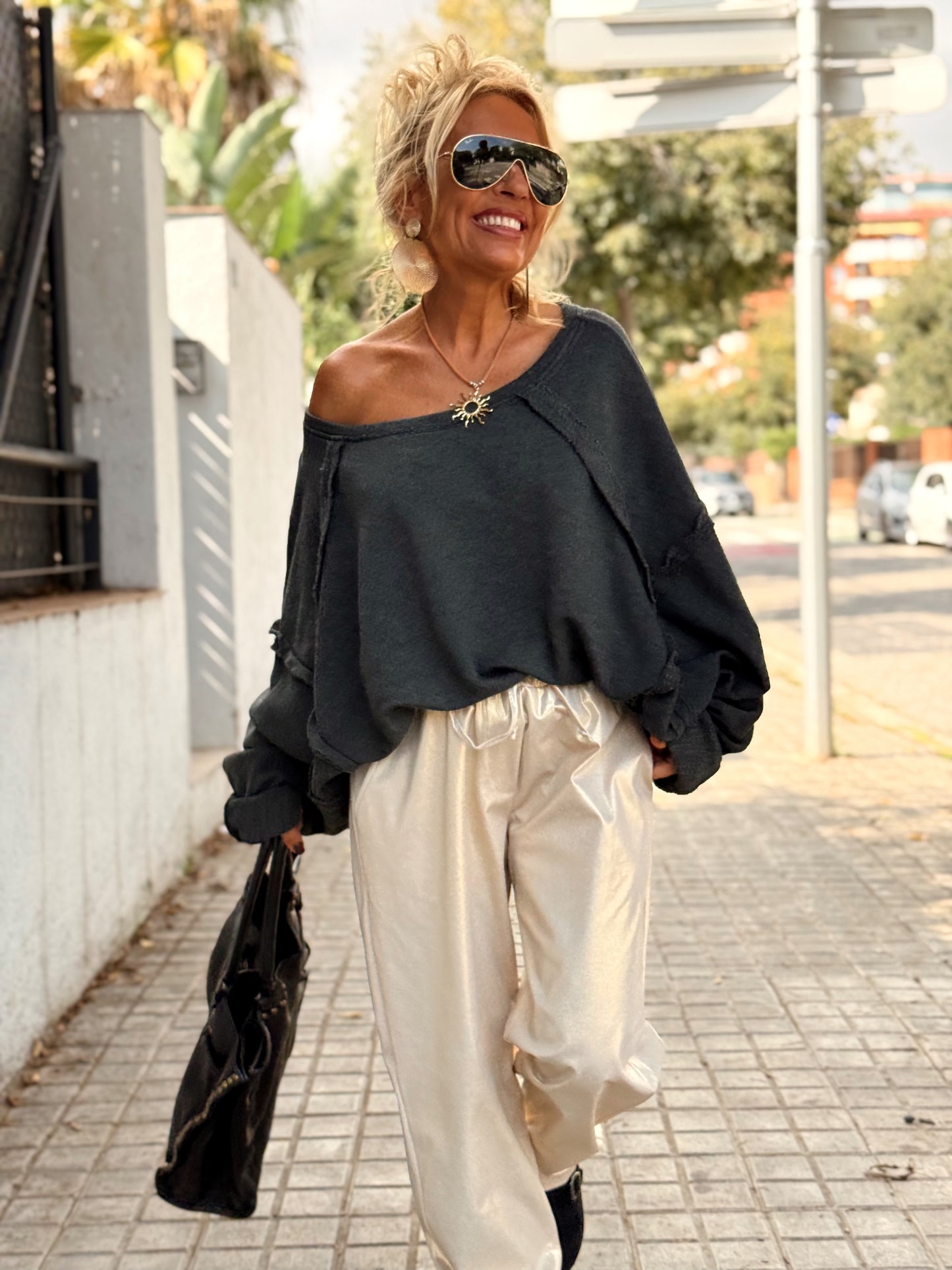 PANTALON BRILLANTE MULTICOLOR