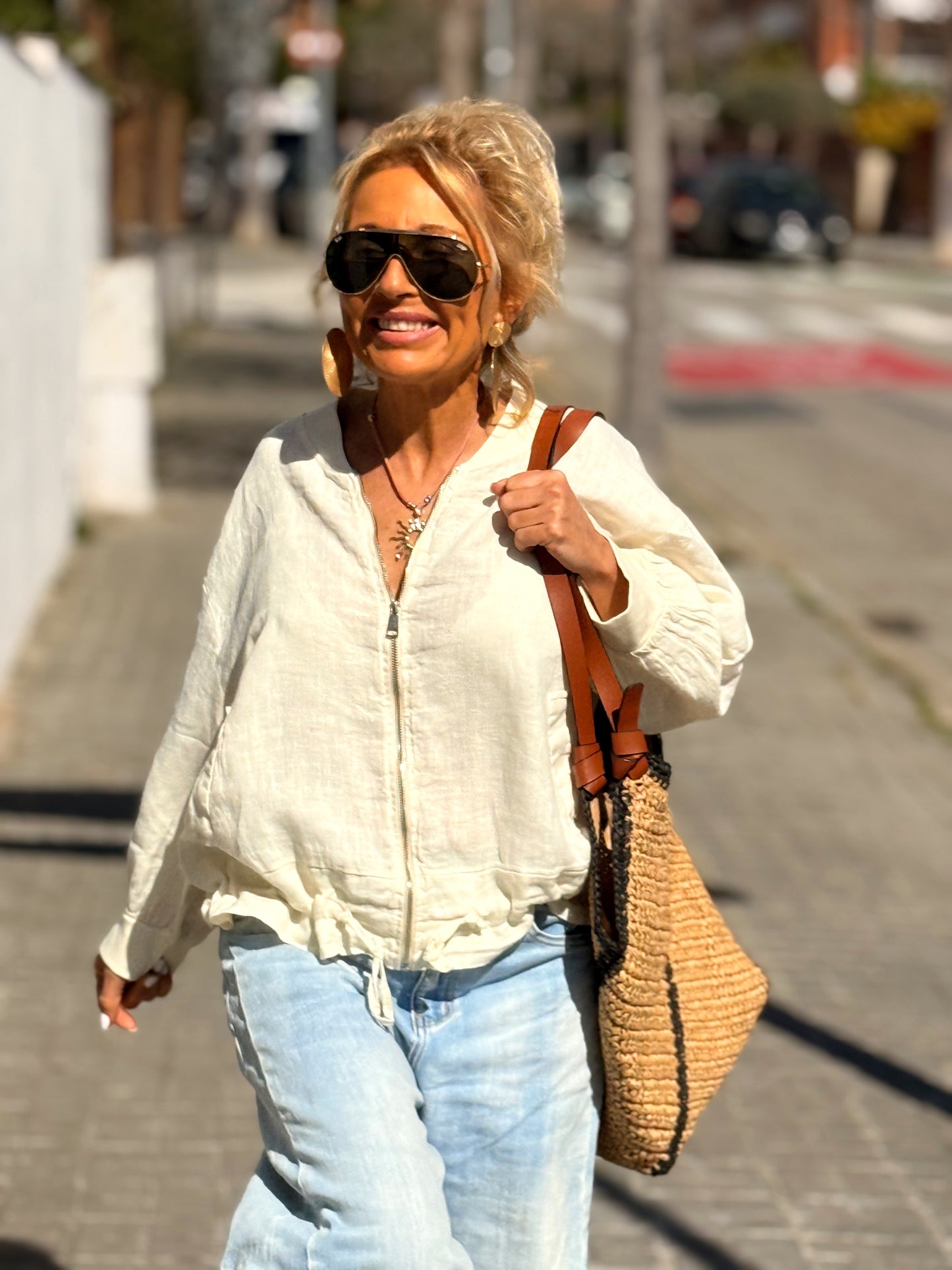 BOMBER LINO CAMILLE MULTICOLOR