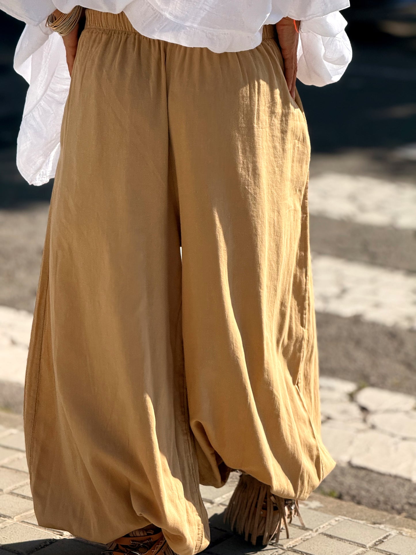 PANTALON MARI OVERSIZE MULTICOLOR