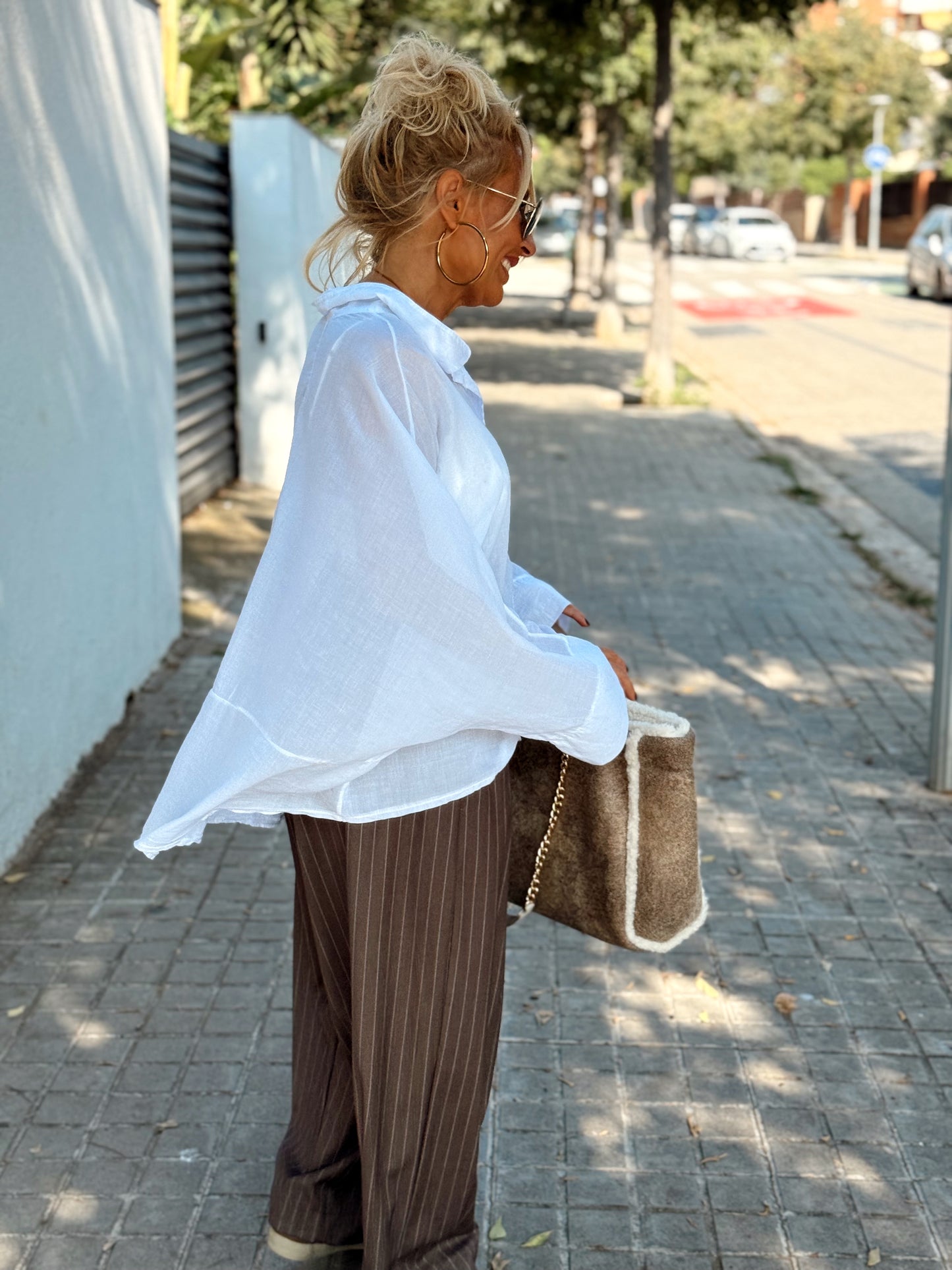 PANTALON OVERSIZE RAYAS MULTICOLOR