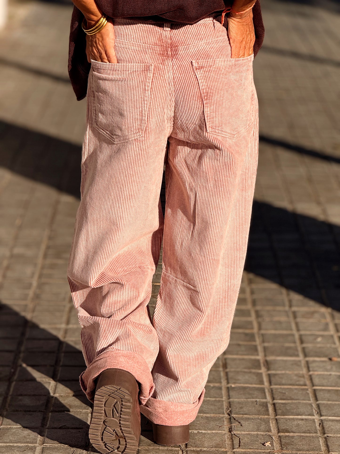 PANTALON DE PANA JOYCE MULTICOLOR