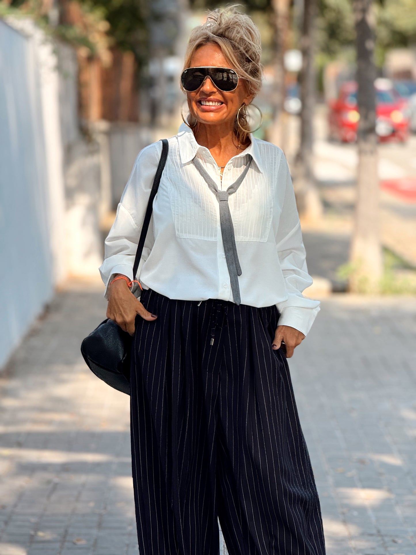 PANTALON OVERSIZE RAYAS MULTICOLOR