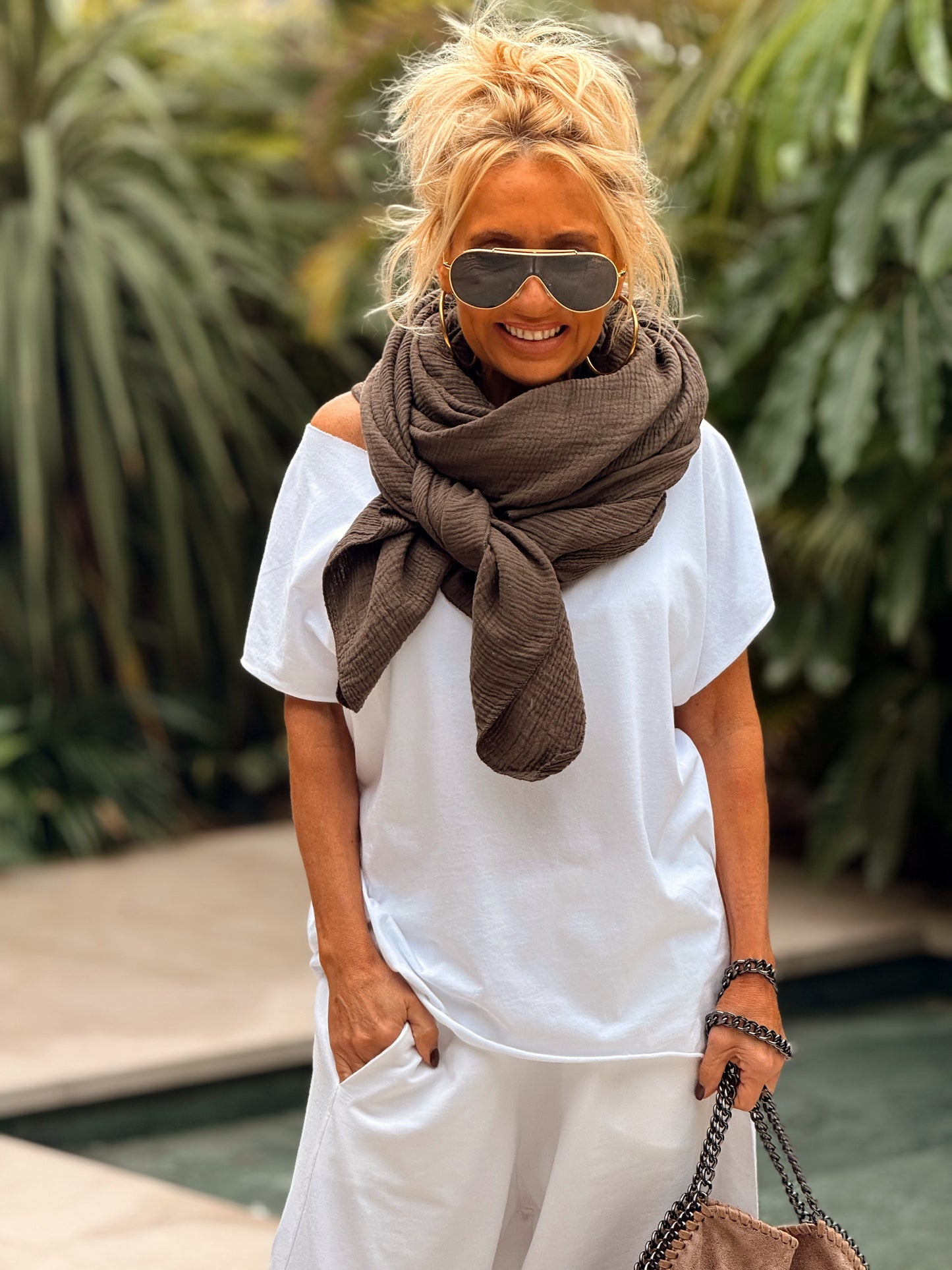 PAÑUELO PAREO PANAL MULTICOLOR