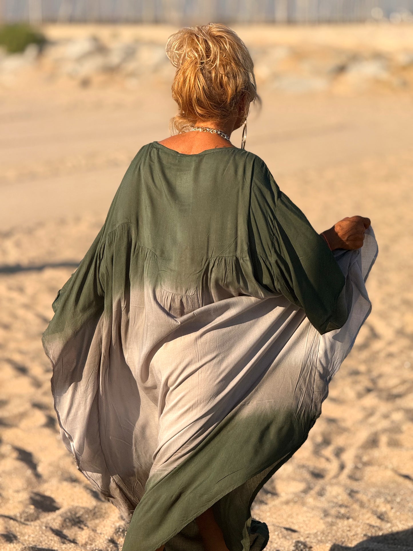 VESTIDO KAFTAN MIKONOS MULTICOLOR