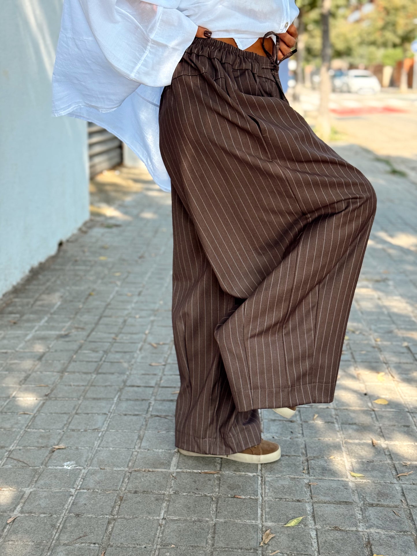 PANTALON OVERSIZE RAYAS MULTICOLOR