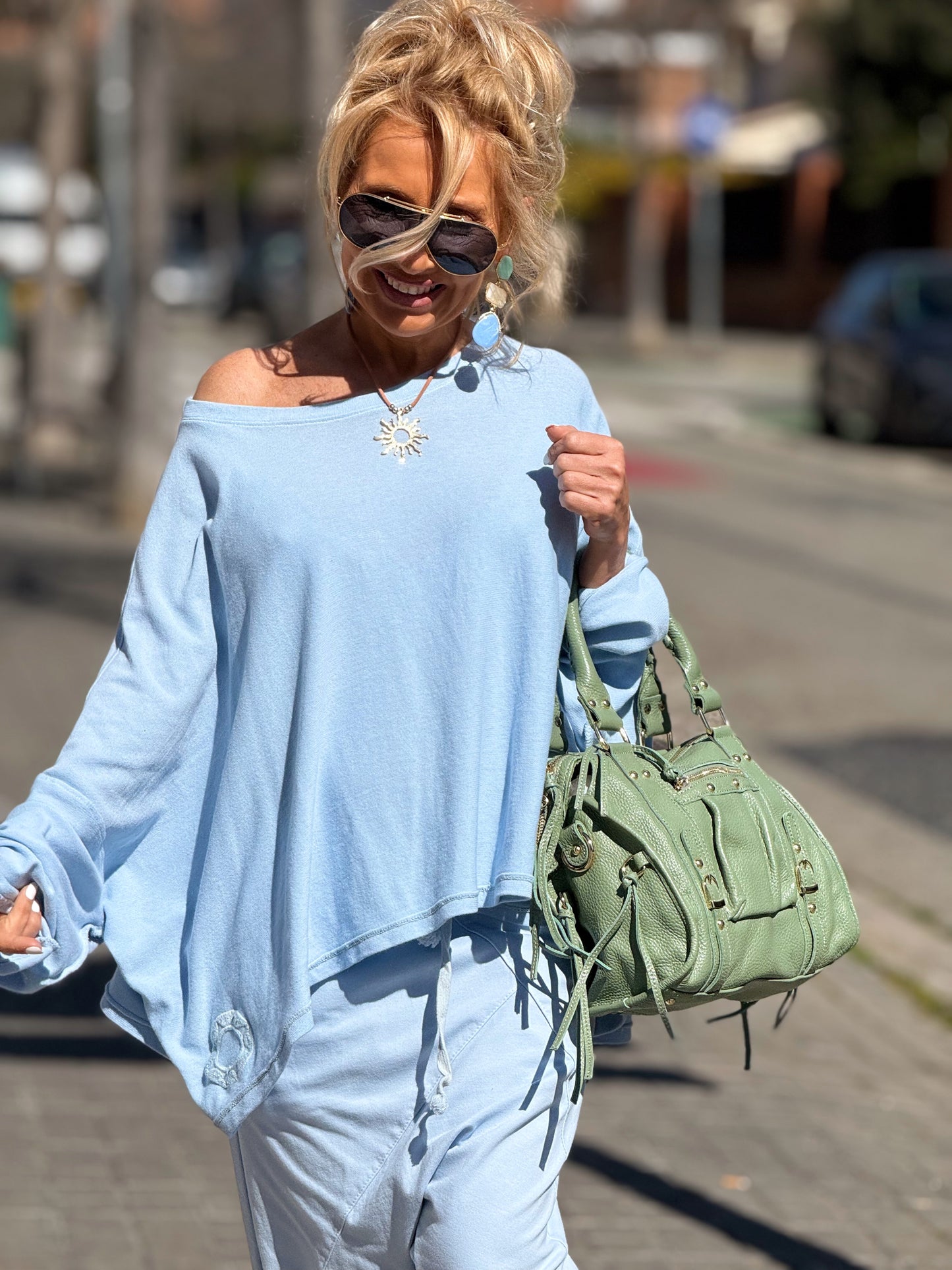 BOLSO POLIPIEL IBIZA ALMENDRA