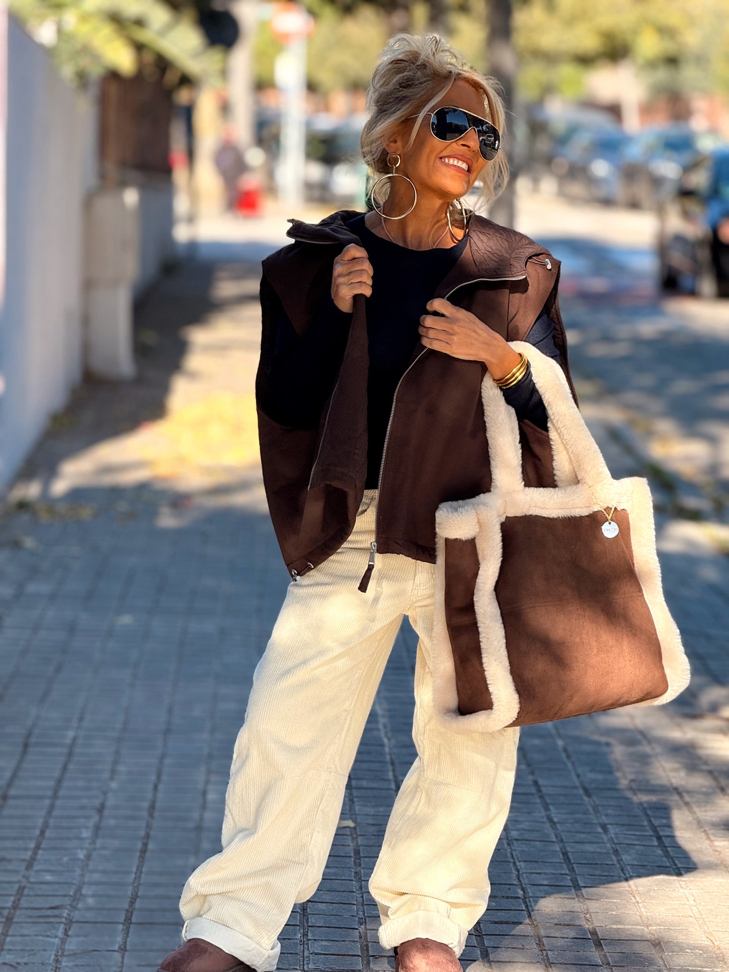 CHALECO SUPER OVERSIZE MARIO MULTICOLOR