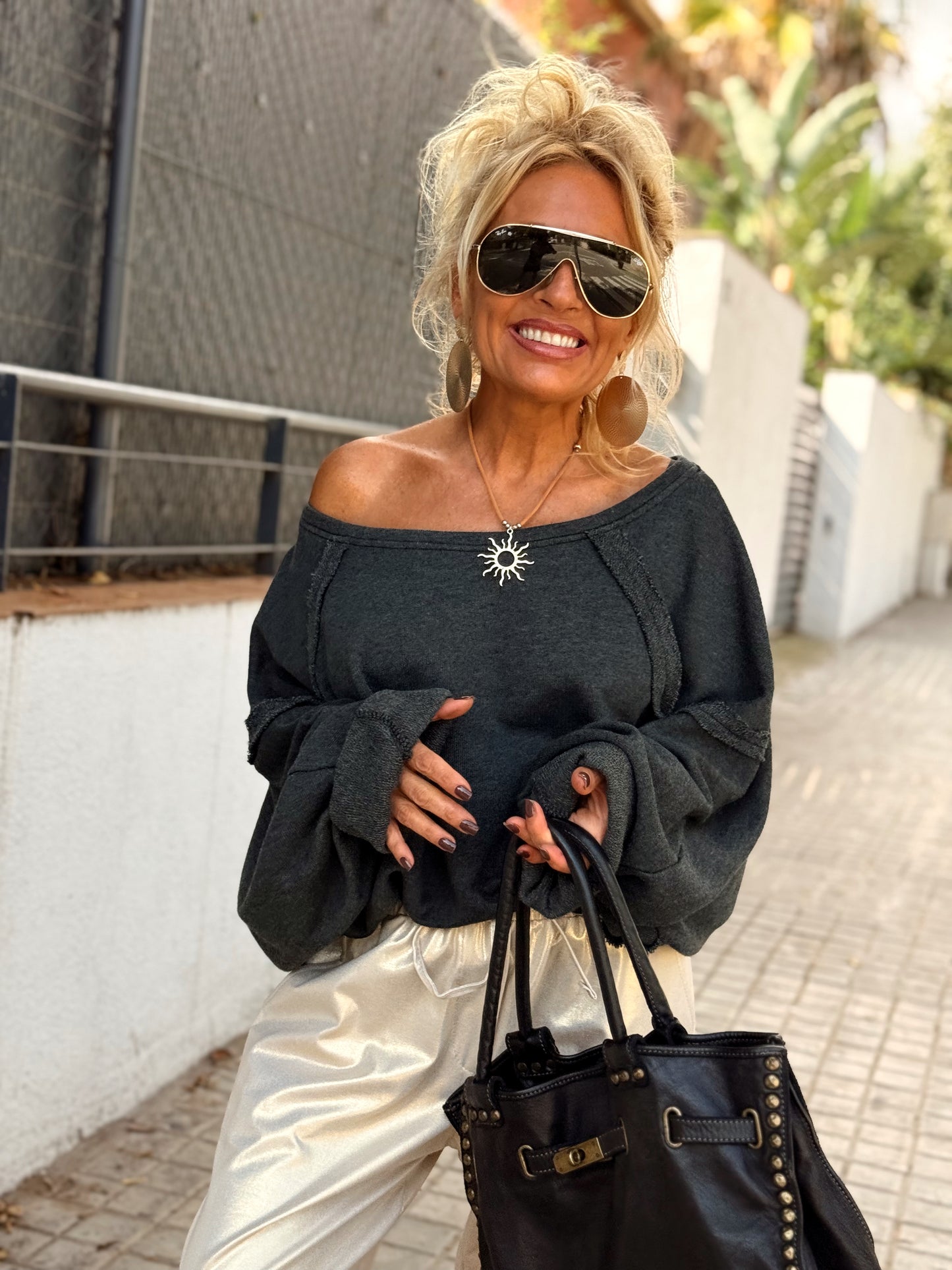 SUDADERA OVERSIZE MAELIS MULTICOLOR