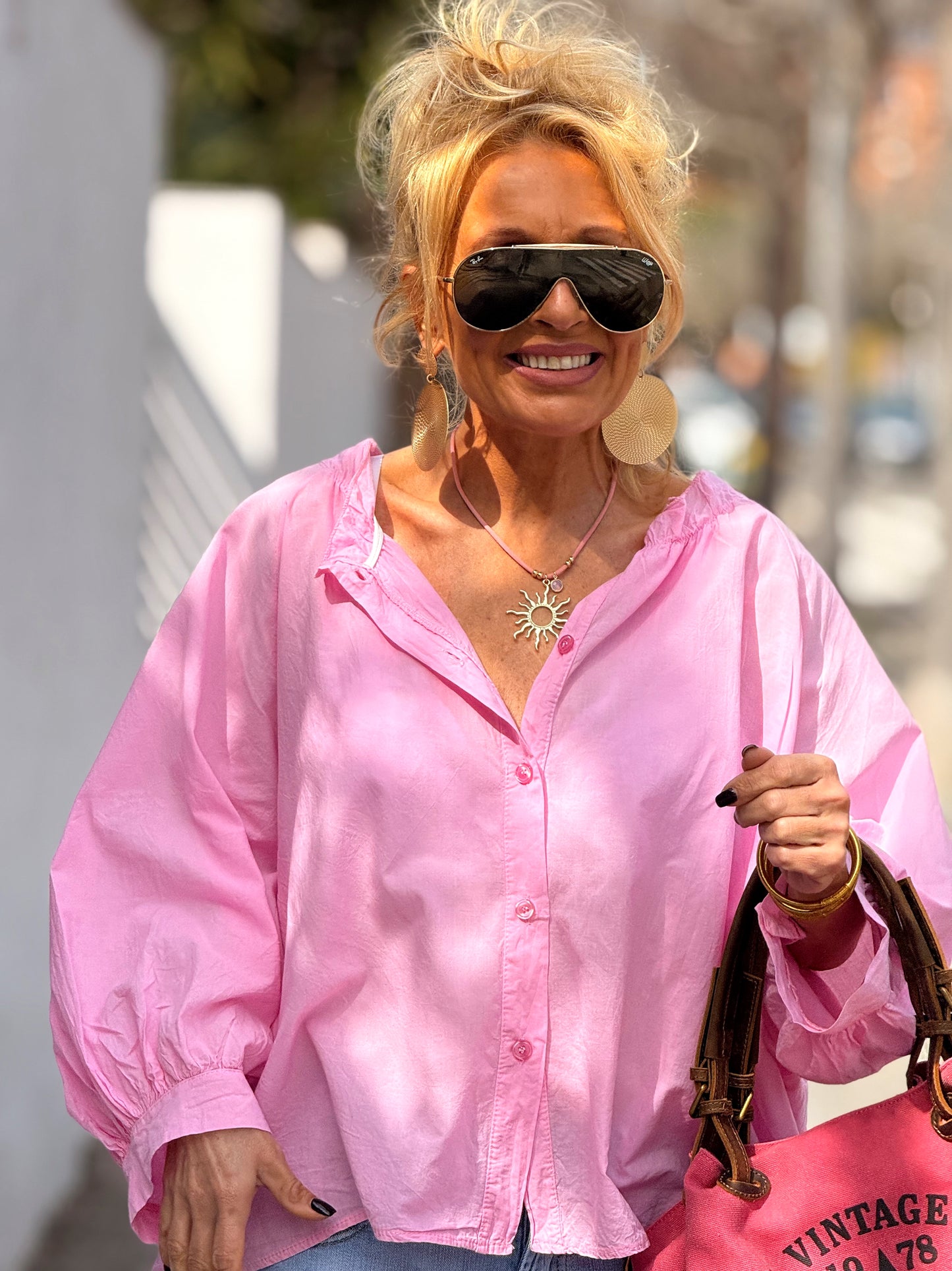 BLUSA OVERSIZE NINA MULTICOLOR