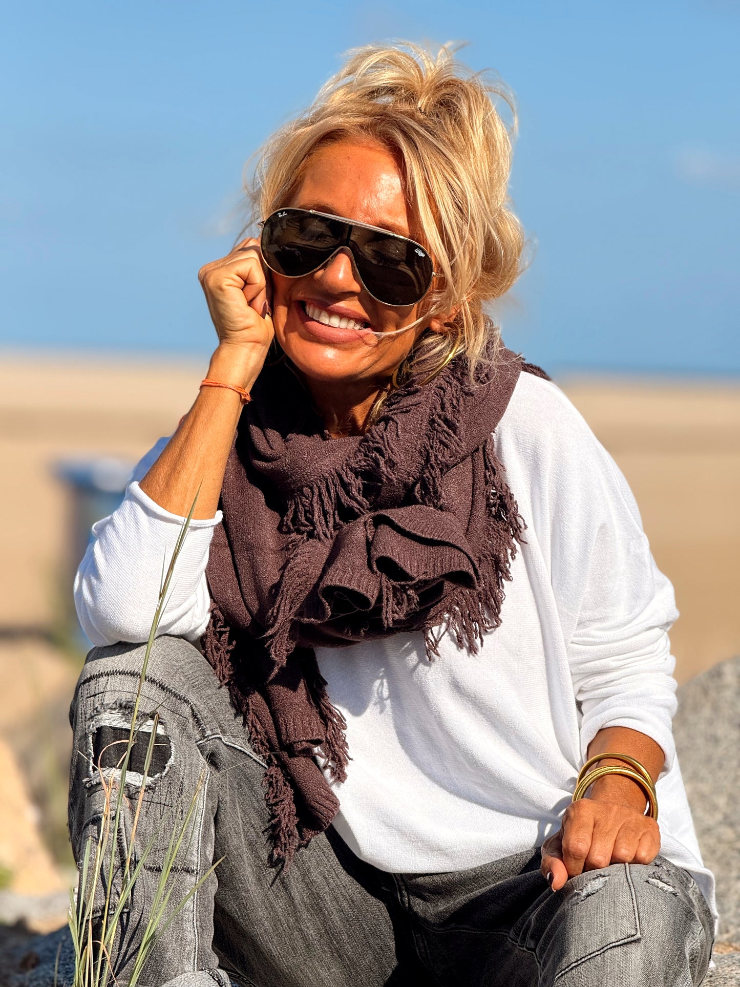 BUFANDA FLECOS CELINE MULTICOLOR