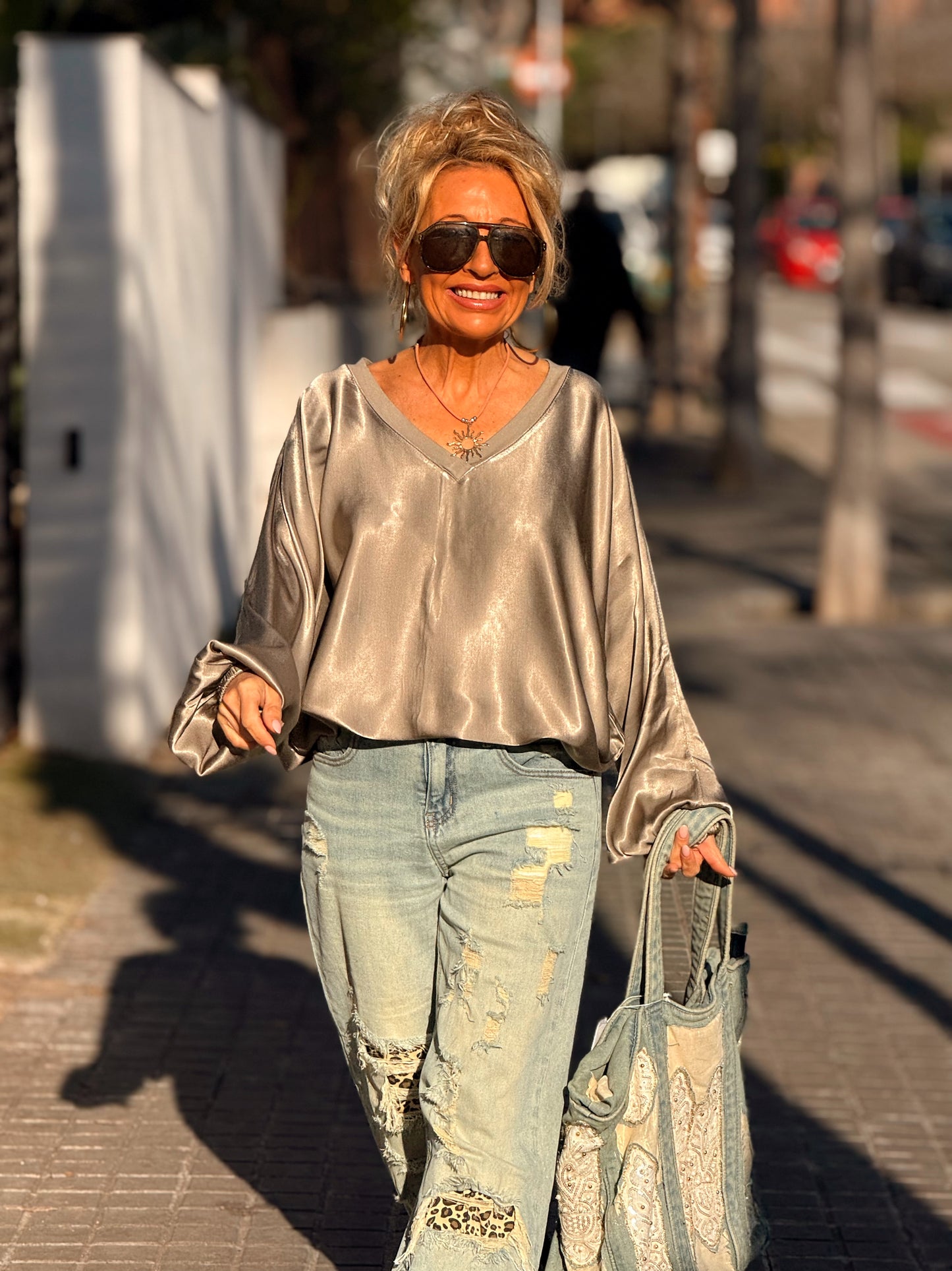 BLUSA OVERSIZE ZIGGY MULTICOLOR