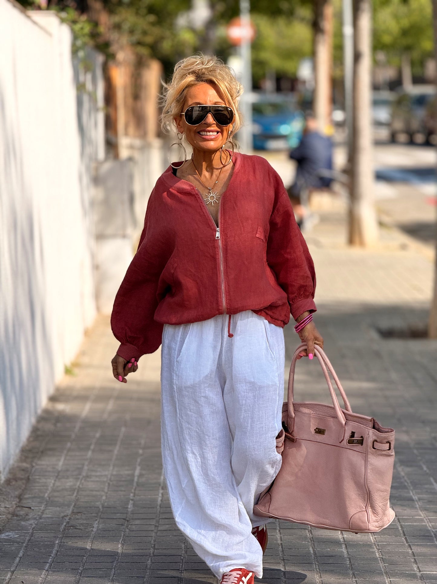 BOMBER LINO CAMILLE MULTICOLOR
