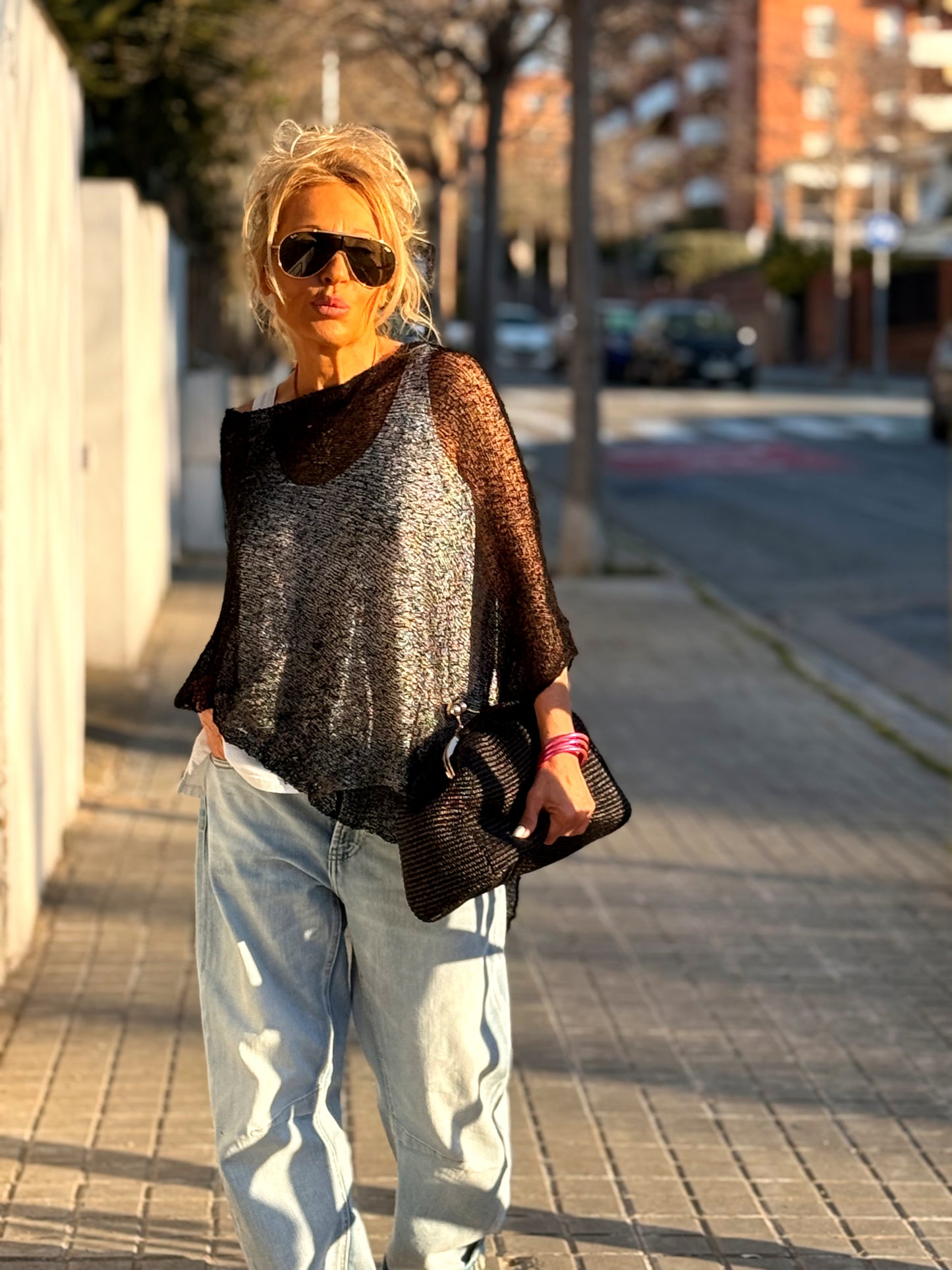 CAPA OVERSIZE ANNY MULTICOLOR