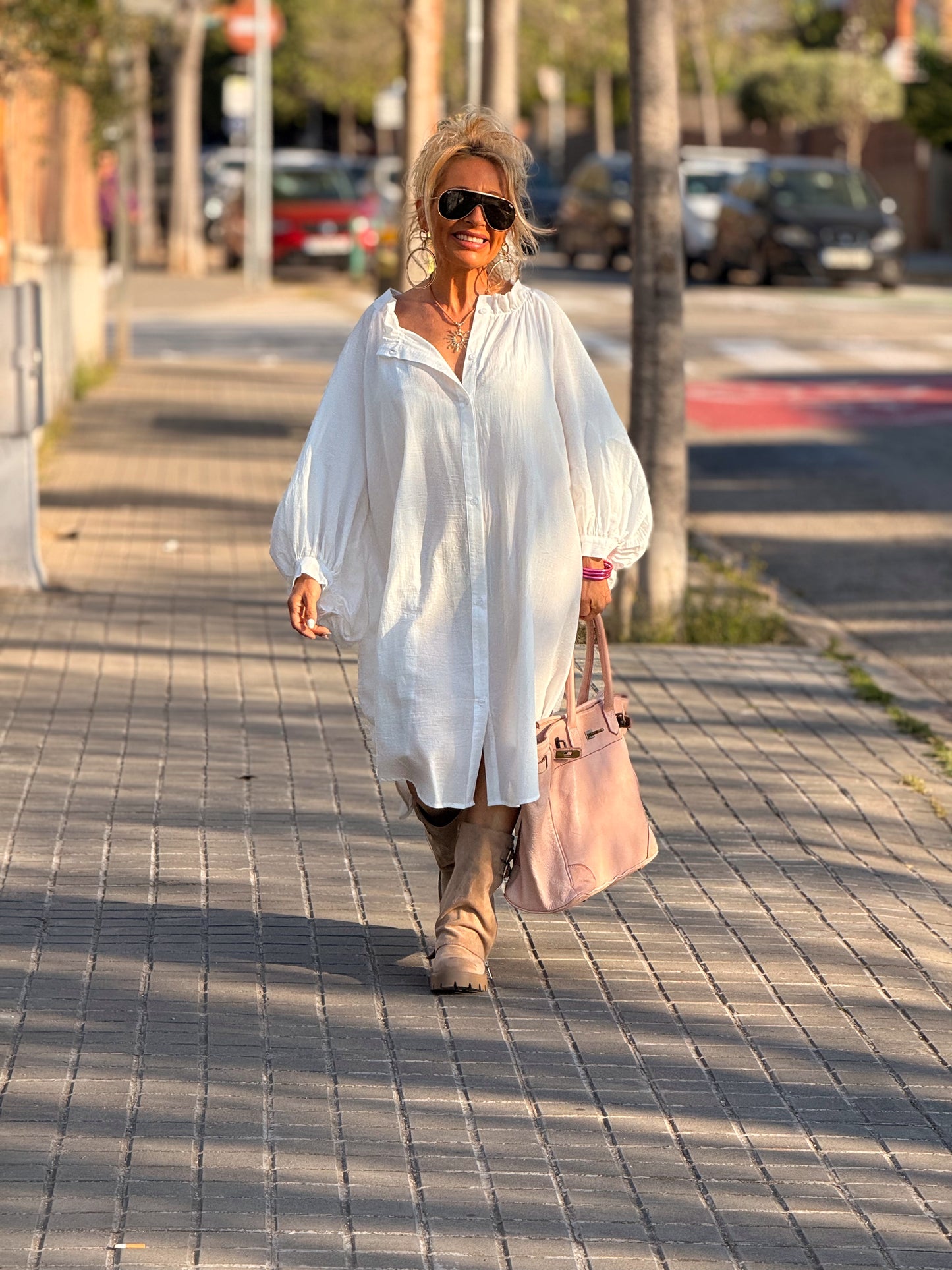 VESTIDO OVERSIZE NINA MULTICOLOR