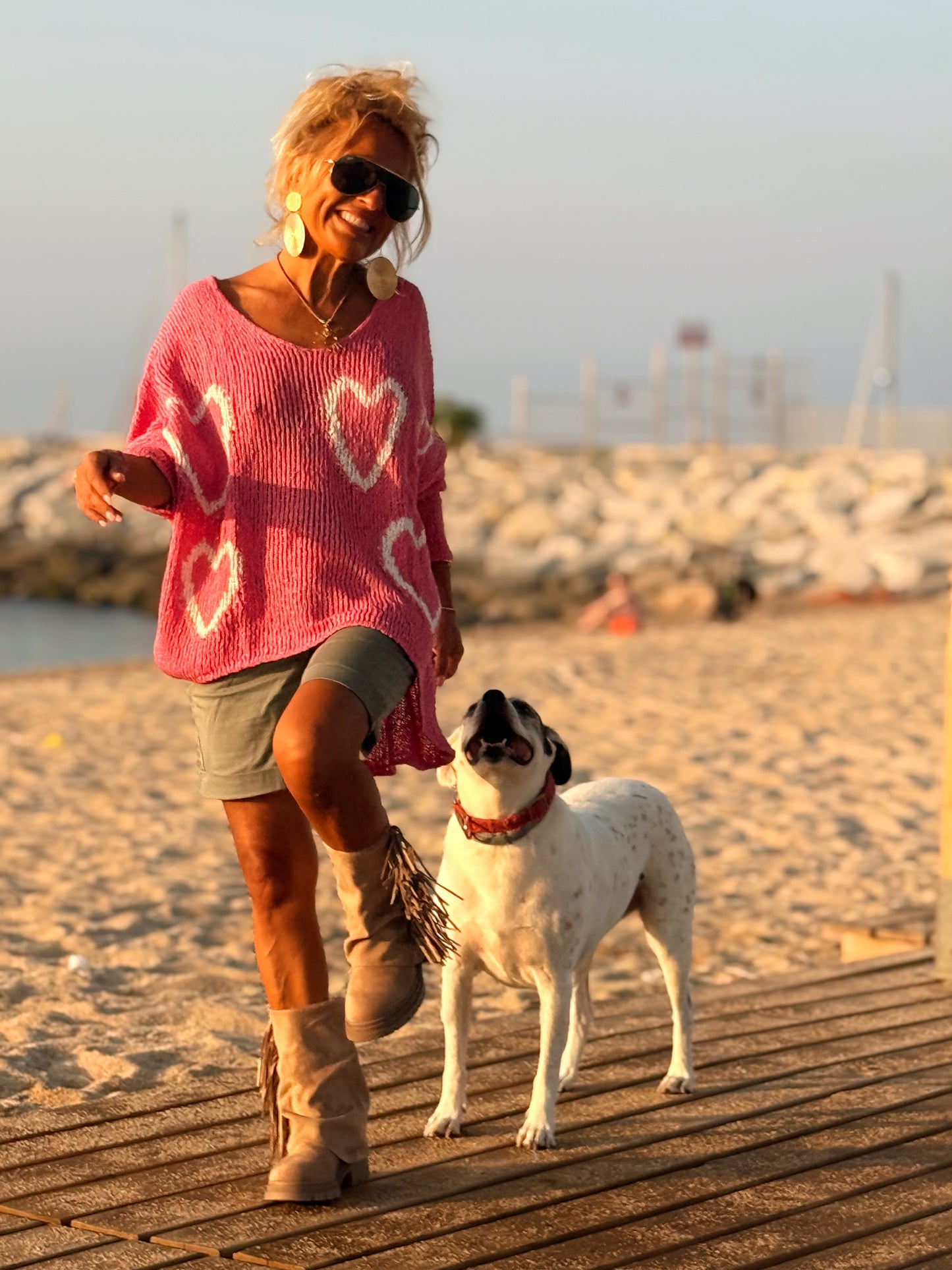 JERSEY ASIMÉTRICO CORAZÓN MULTICOLOR