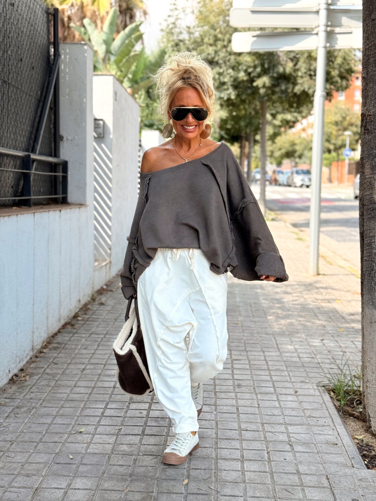 SUDADERA OVERSIZE MAELIS MULTICOLOR