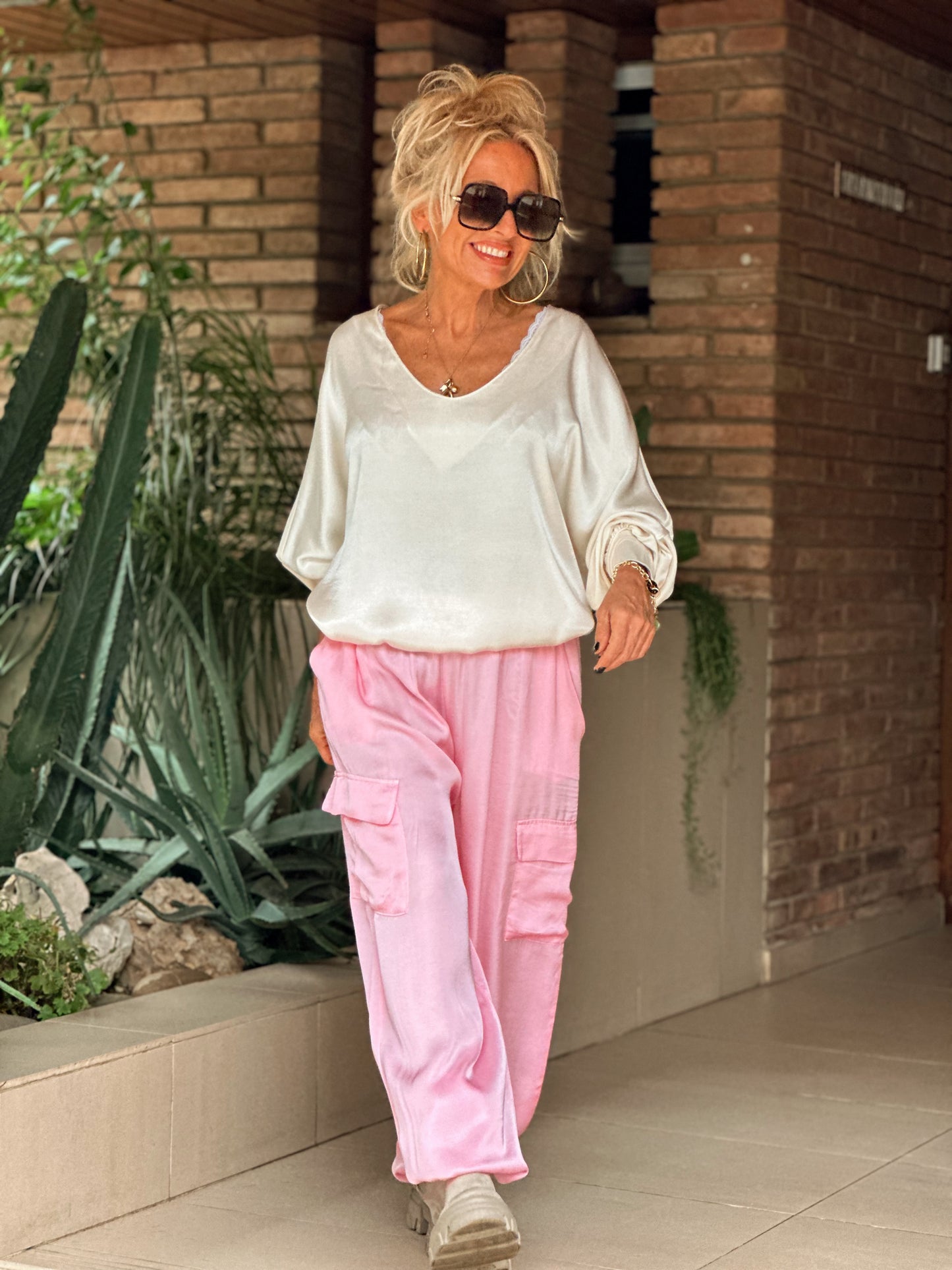 PANTALON SABRINA ROSA