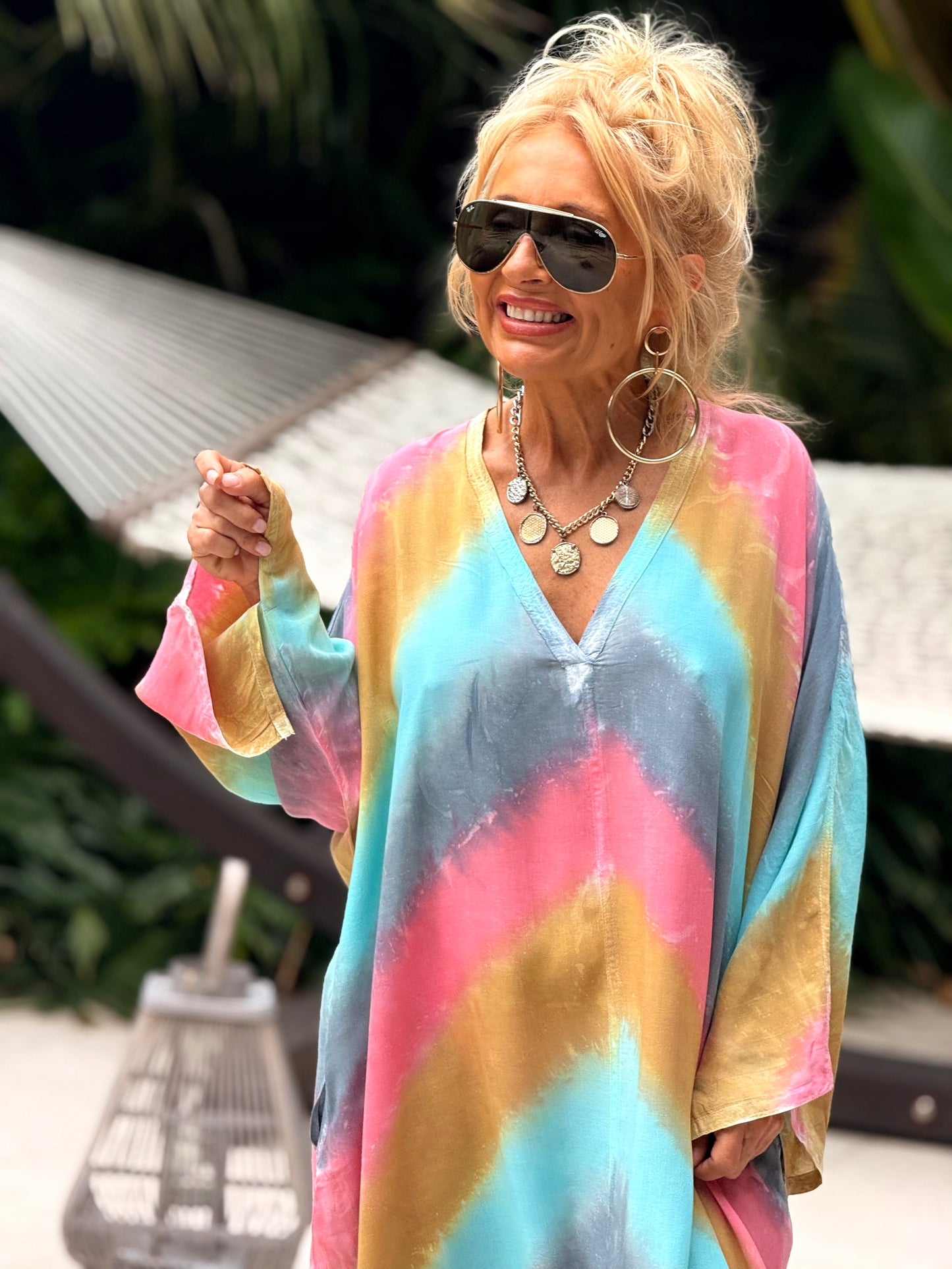 VESTIDO OVERSIZE IBIZA MULTICOLOR