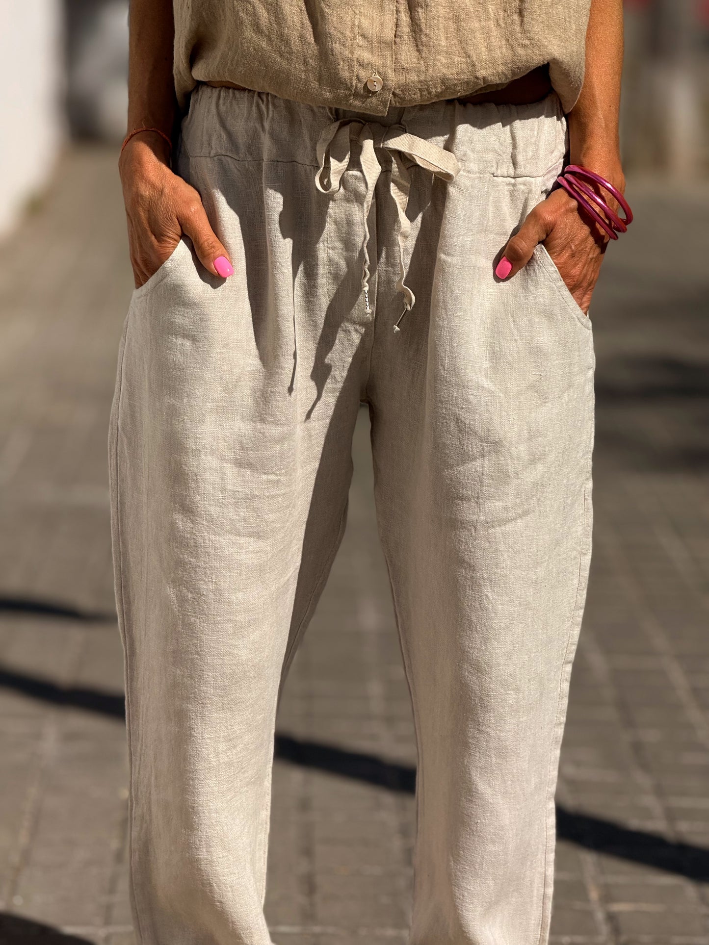 PANTALON LINO MANU