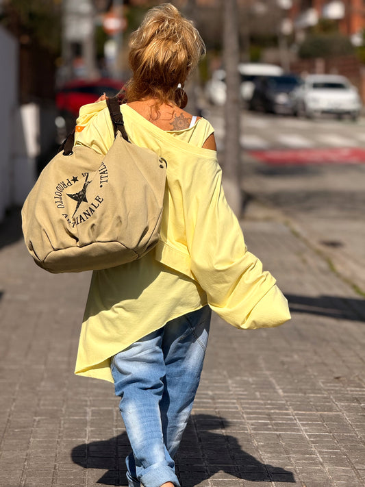 BOLSO OVERSIZE ESTRELLA ⭐️ BEIGE