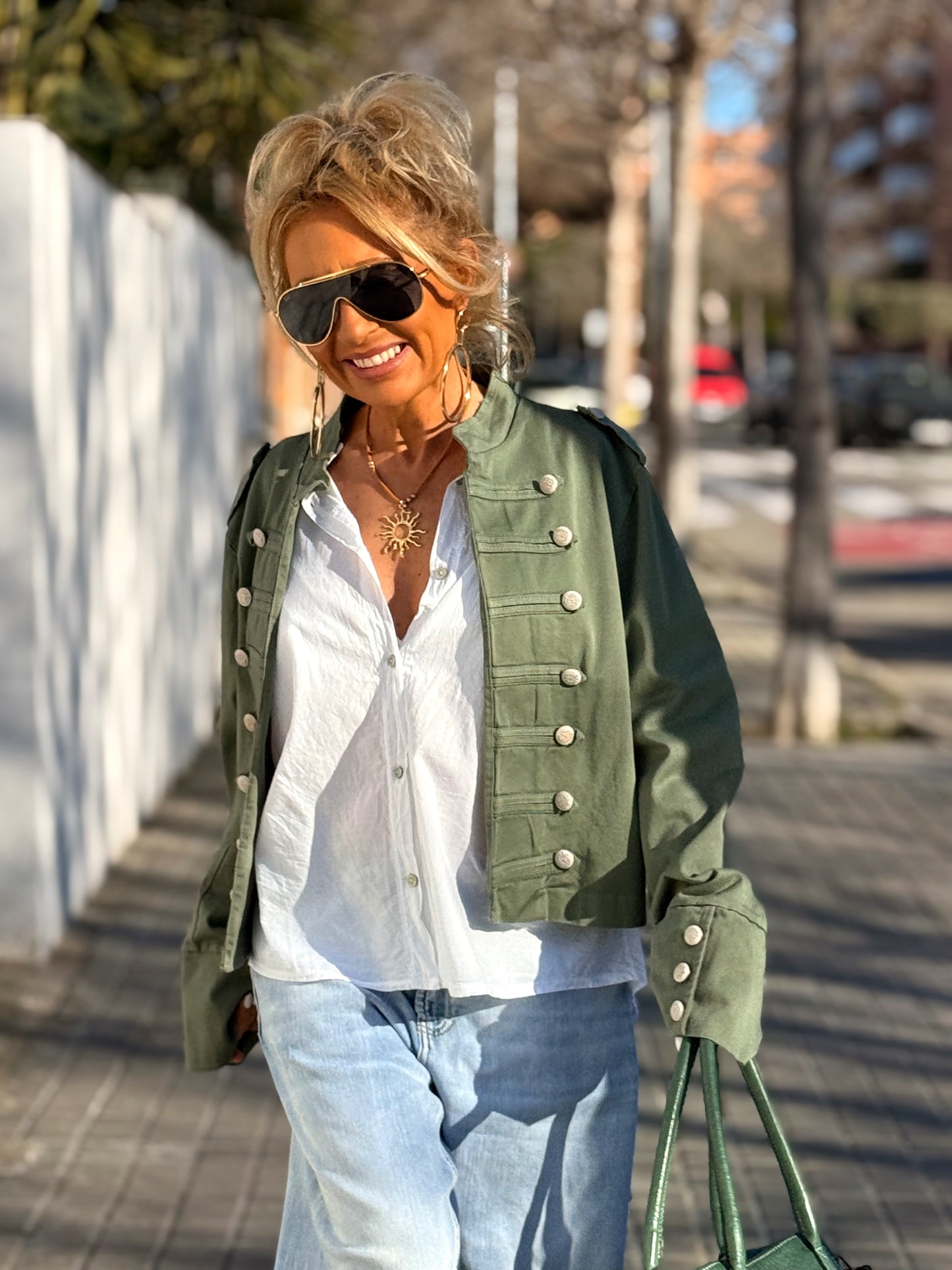 CHAQUETA CORTA COLONIAL MULTICOLOR