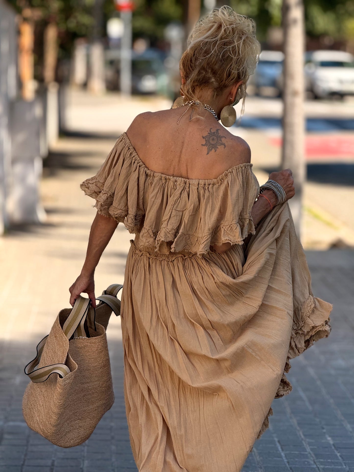 VESTIDO BOHO MULTICOLOR