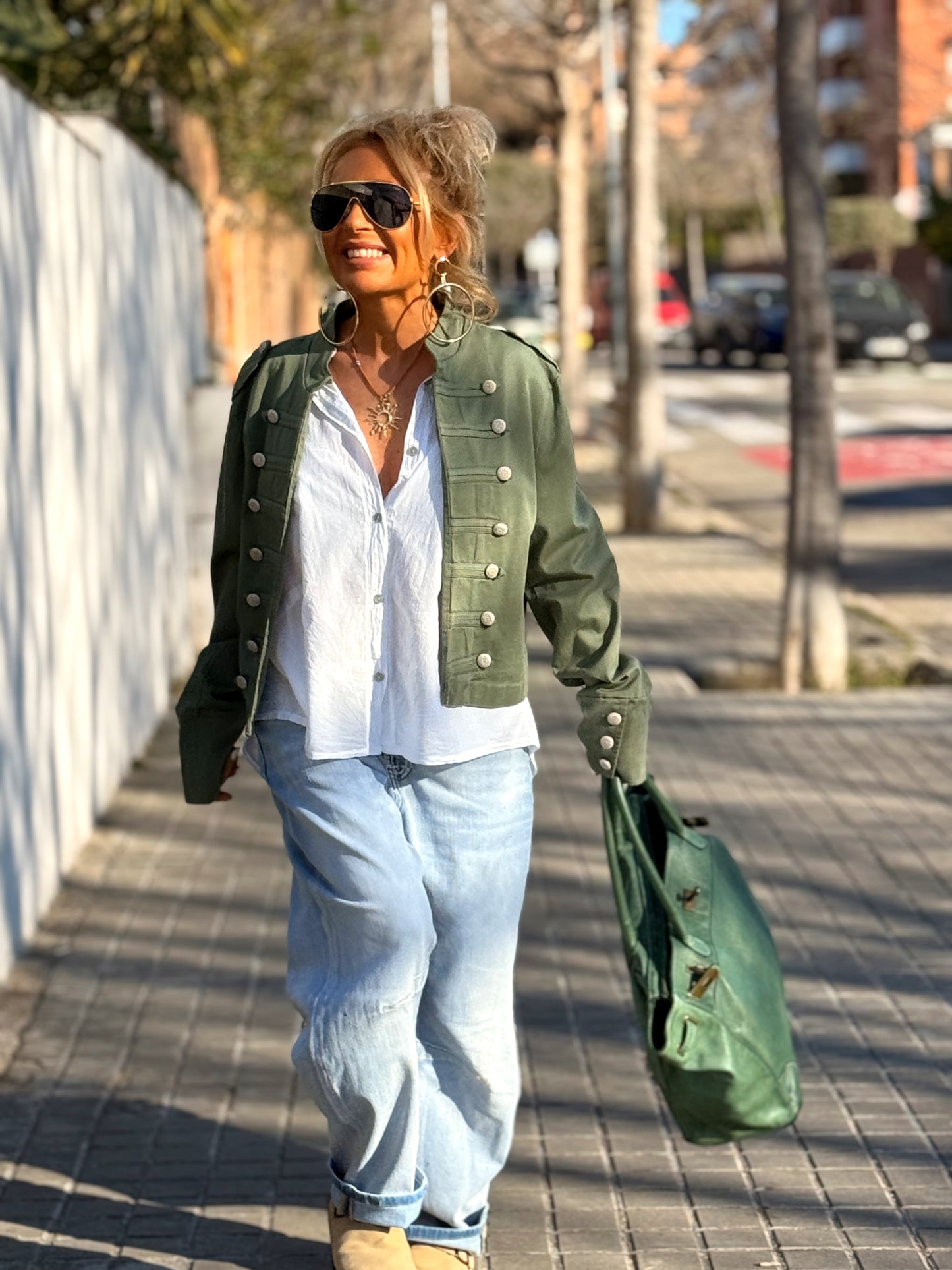 CHAQUETA CORTA COLONIAL MULTICOLOR