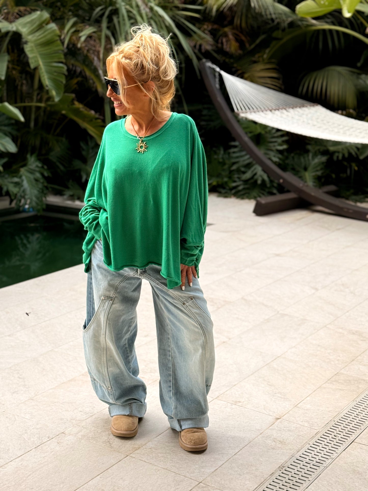 CAMISETA DESGASTADA SUPER OVERSIZE DANI MULTICOLOR