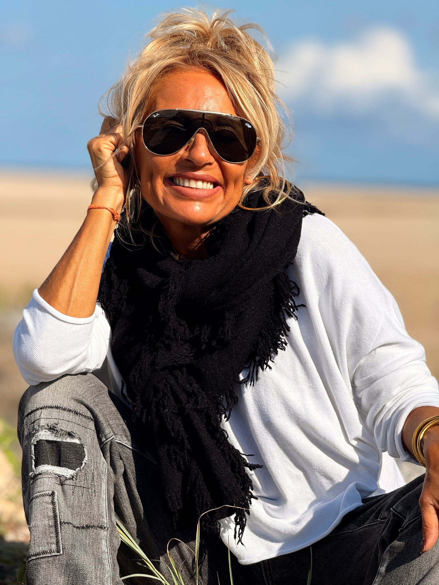 BUFANDA FLECOS CELINE MULTICOLOR