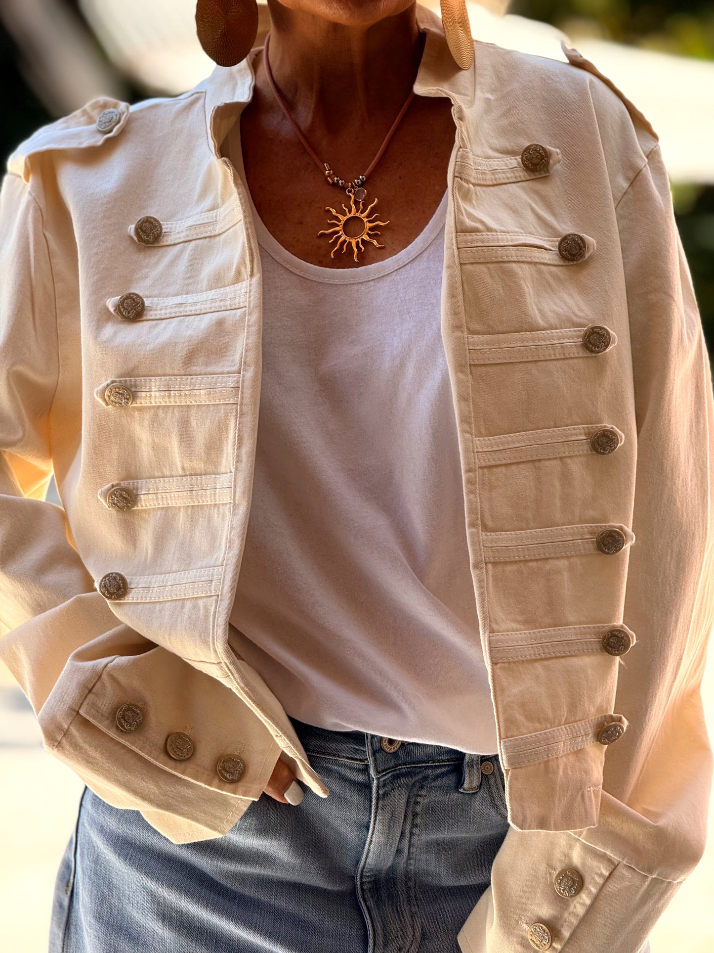 CHAQUETA CORTA COLONIAL MULTICOLOR