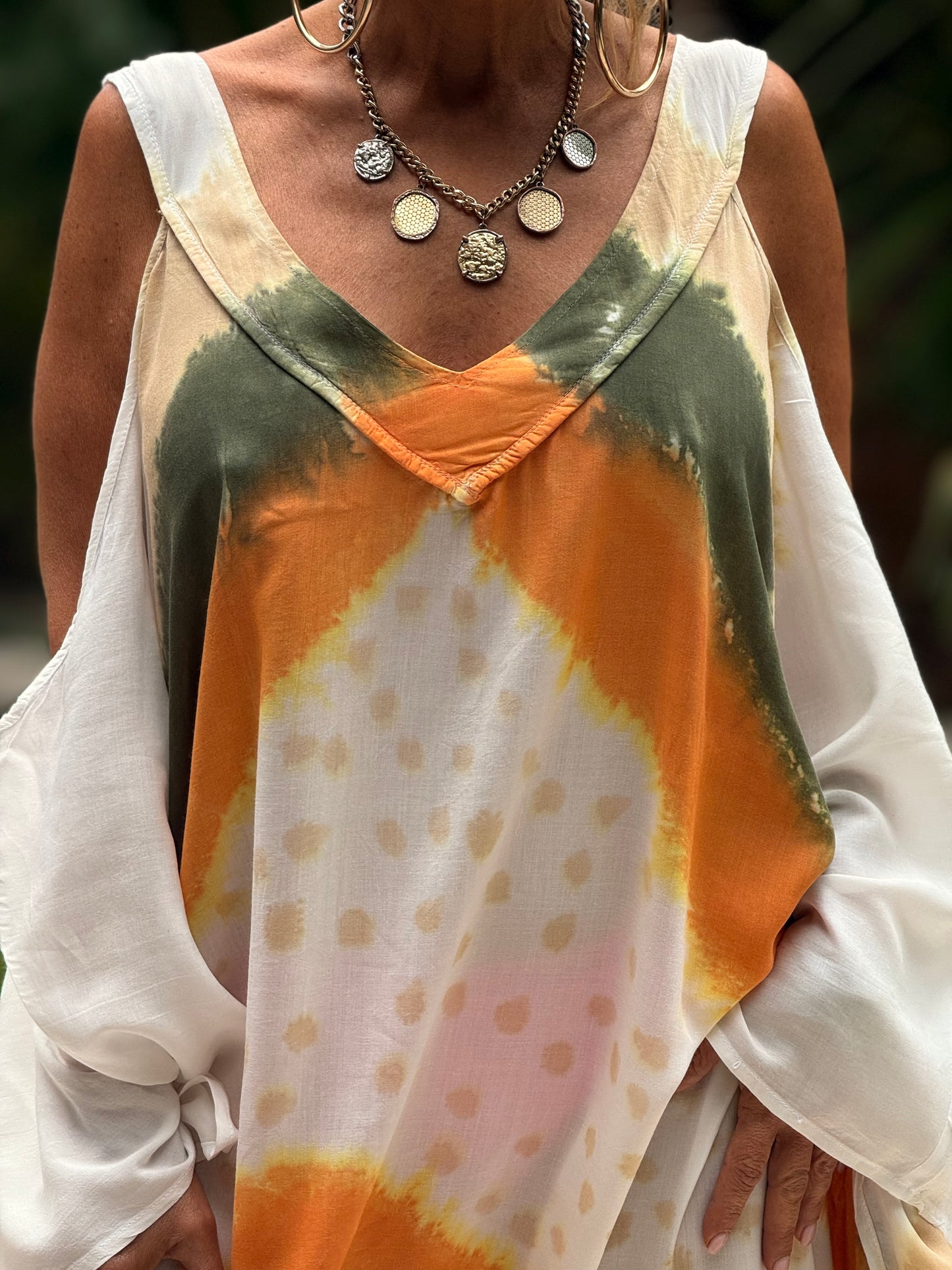 VESTIDO SUPER OVERSIZE FORMENTERA MULTICOLOR