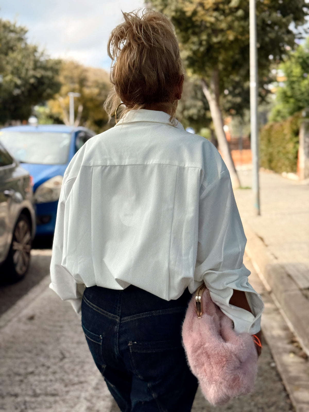 CAMISA CON PLIEGUES FILIPA MULTICOLOR