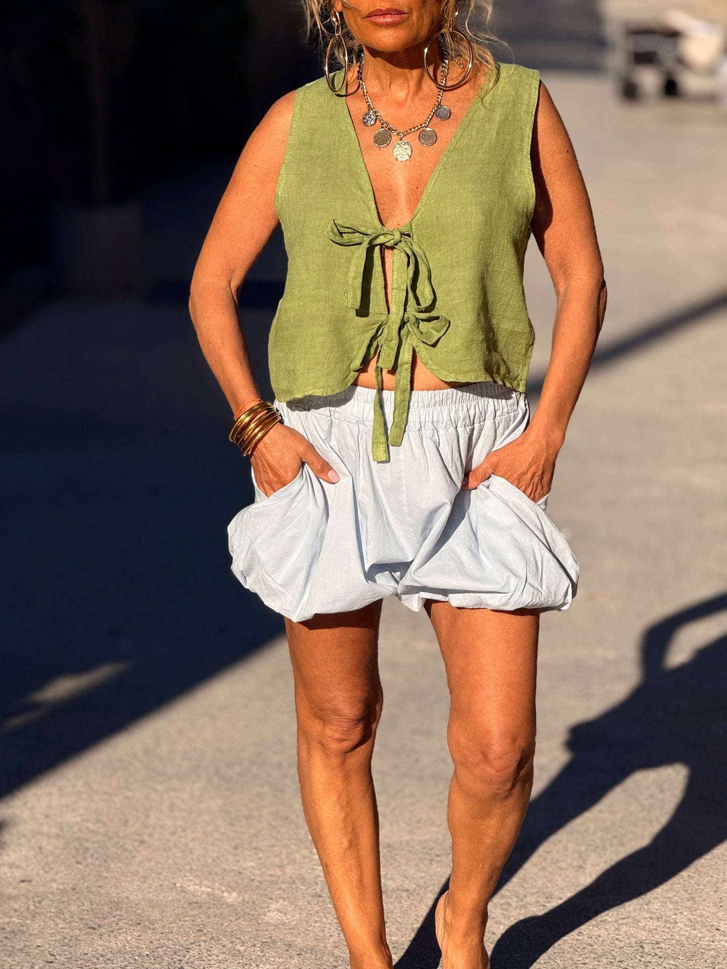 SHORT BOHO MULTICOLOR