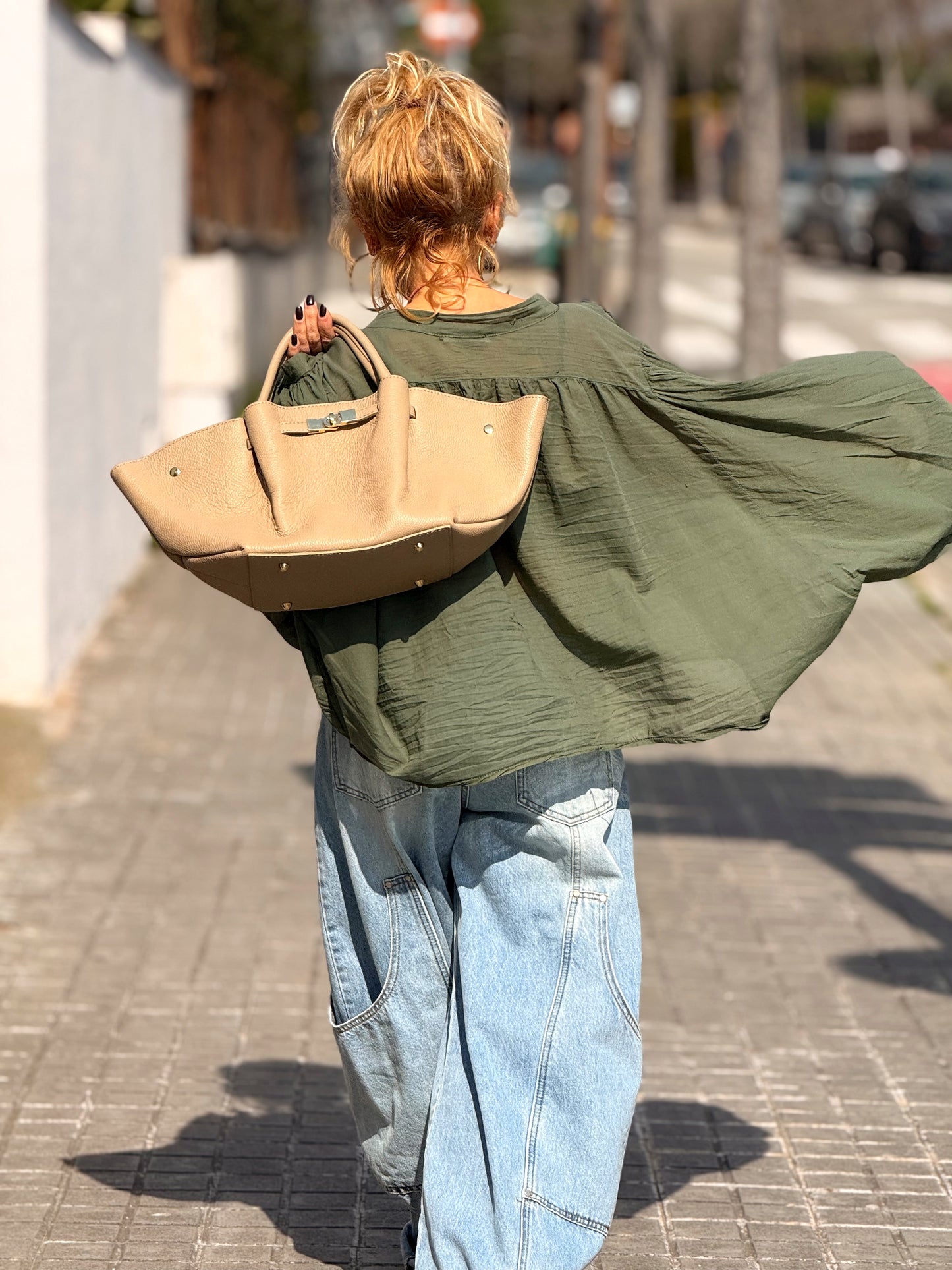 BOLSO POLIPIEL BEIGE