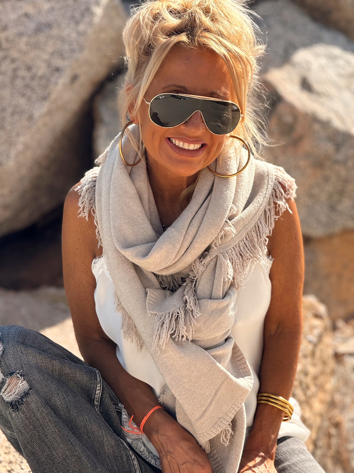 BUFANDA FLECOS CELINE MULTICOLOR