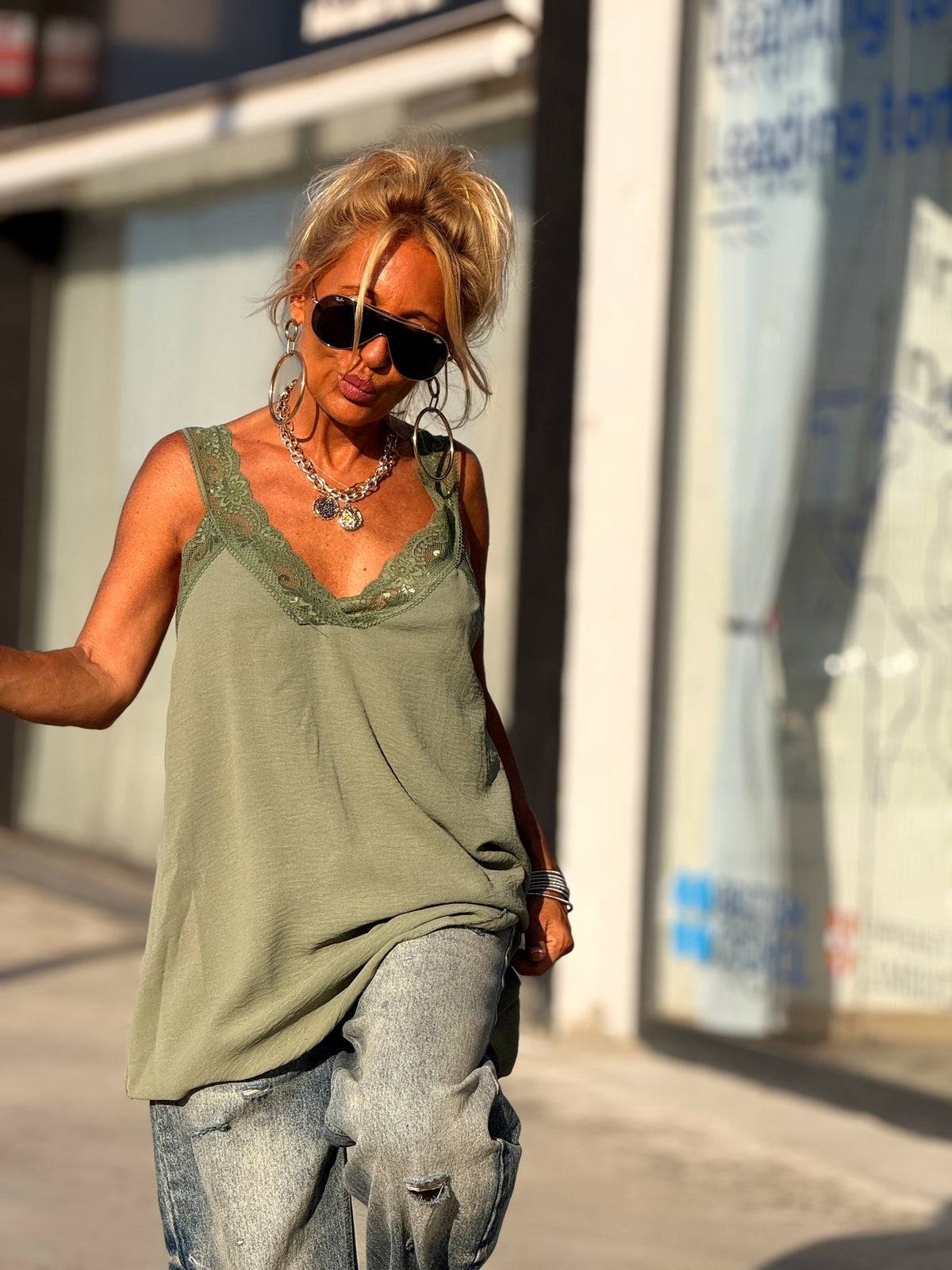 TOP LENCERO SUPER OVERSIZE PAOLA MULTICOLOR
