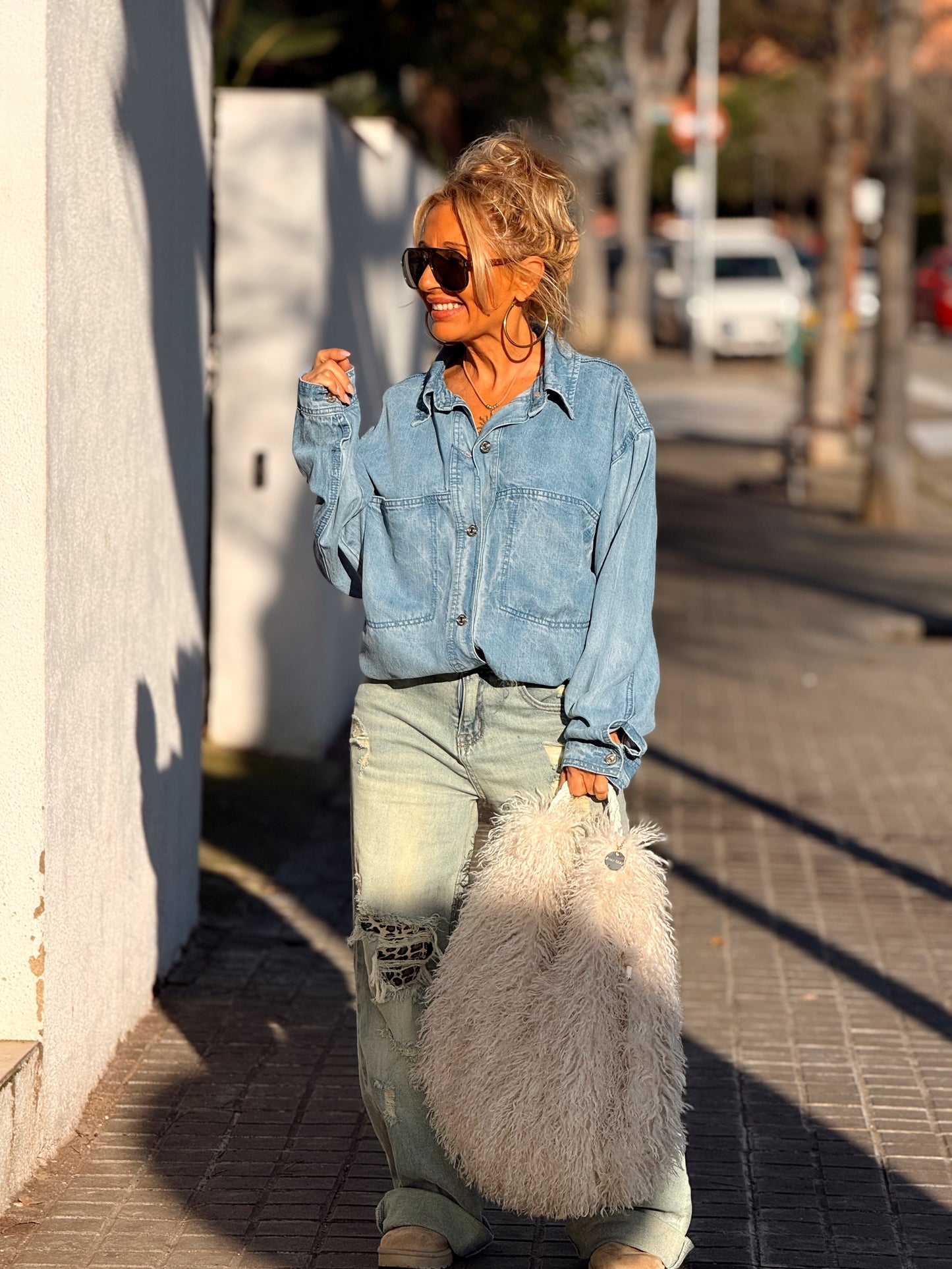 CAMISA CON BOLSILLOS GARRY TEJANO