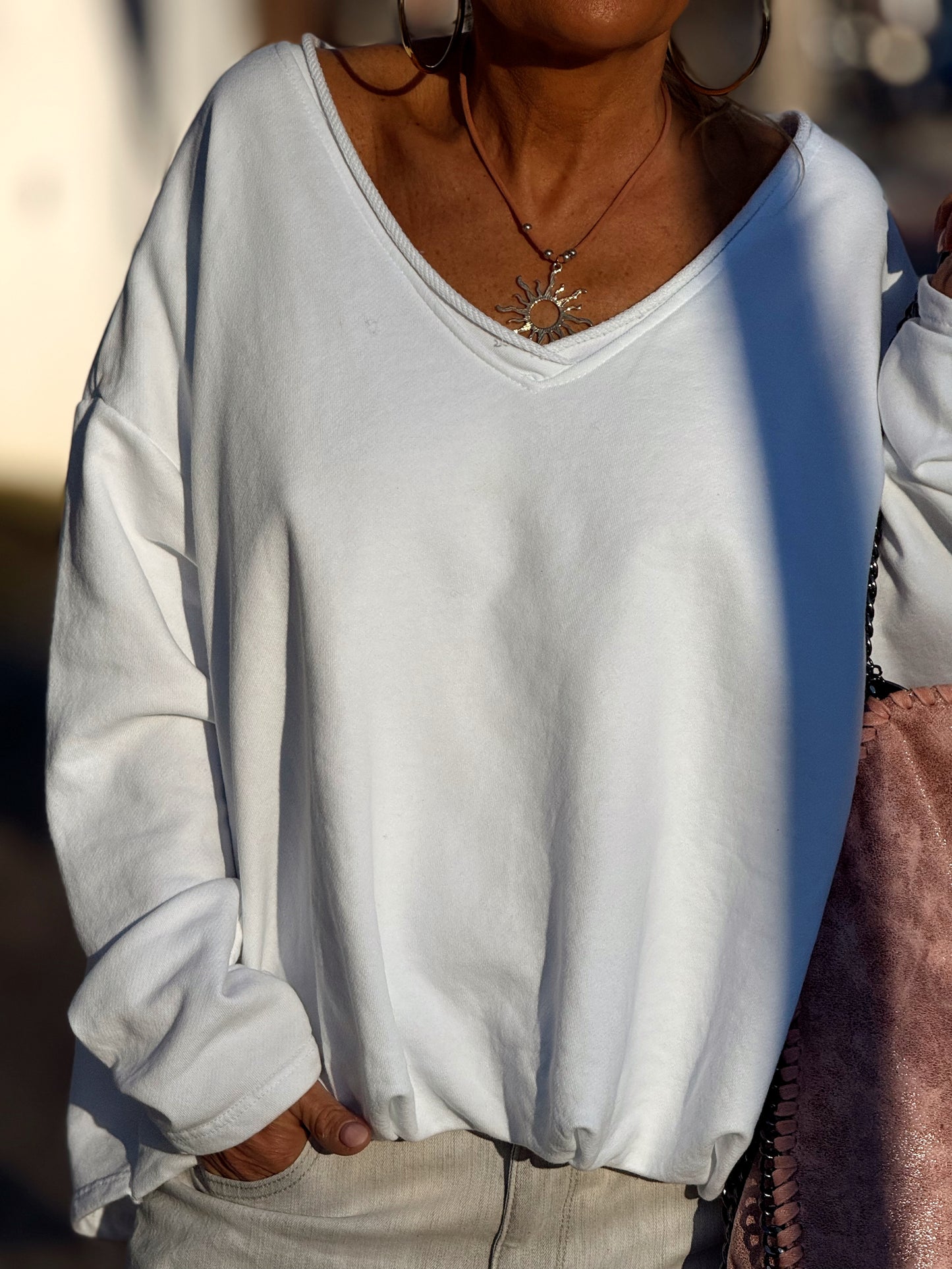 SUDADERA OVERSIZE FILOMENA MULTICOLOR