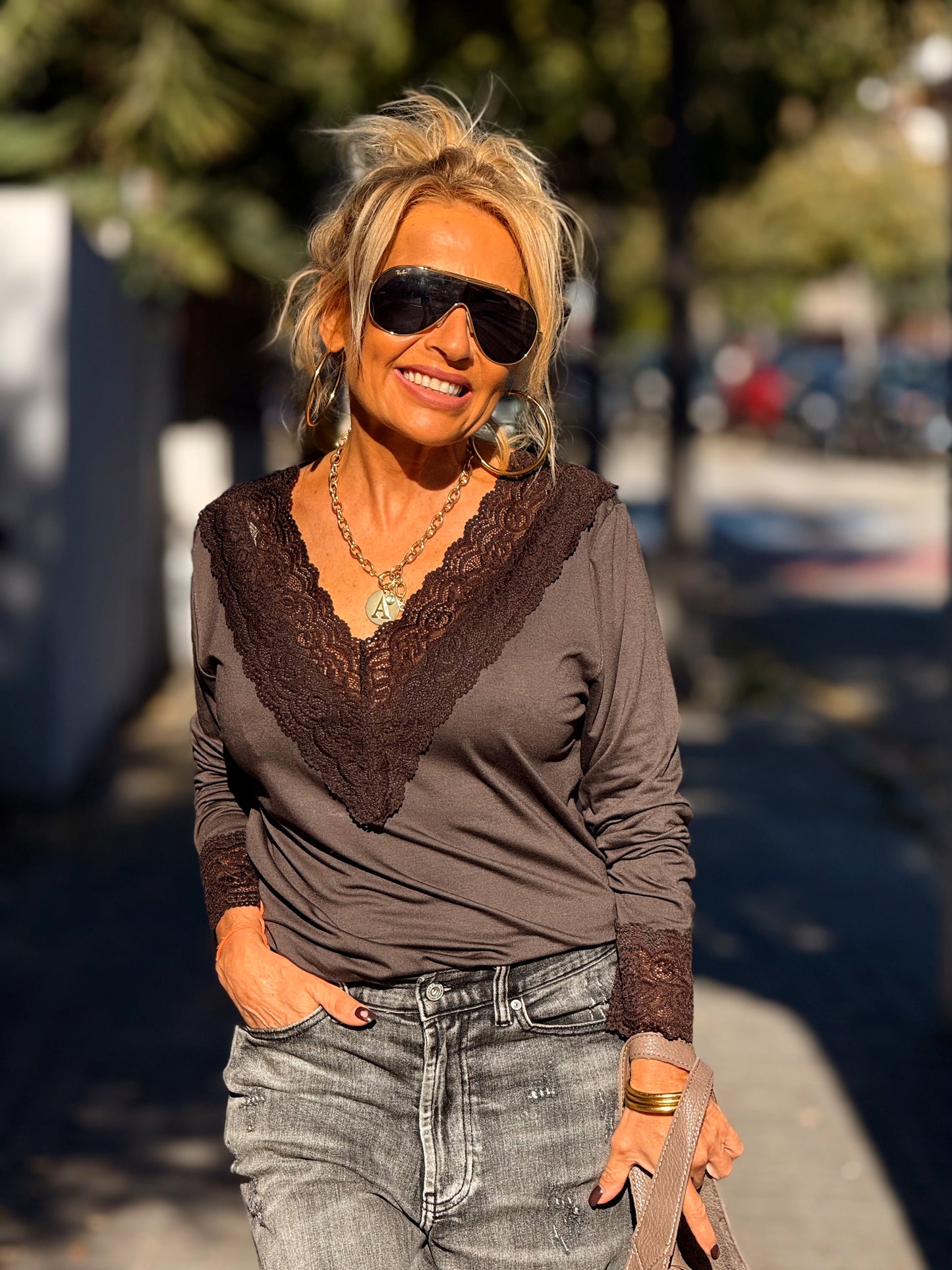 CAMISETA LENCERO SUPER OVERSIZE ANDREA MULTICOLOR