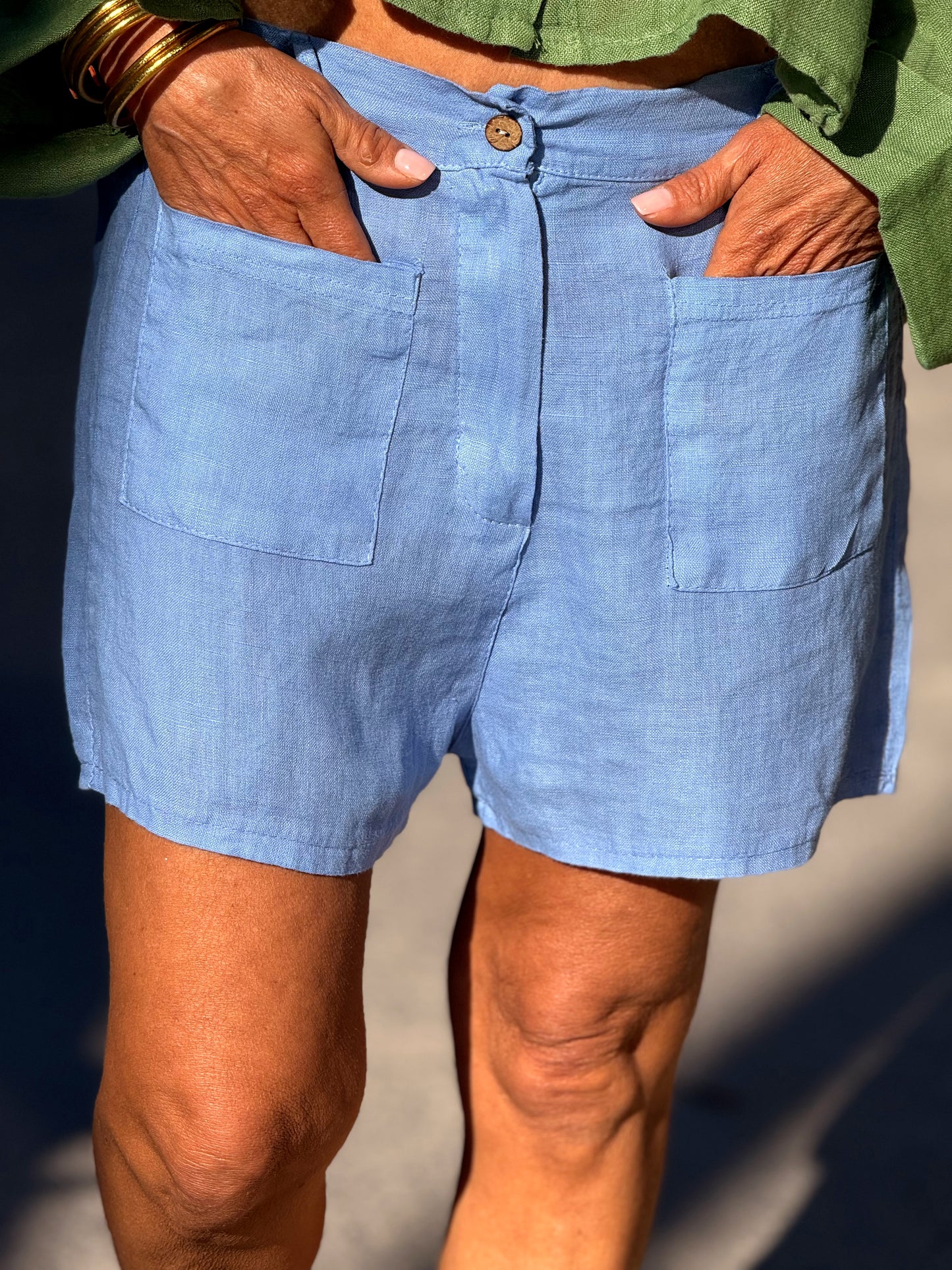 SHORT LINO TERRY MULTICOLOR