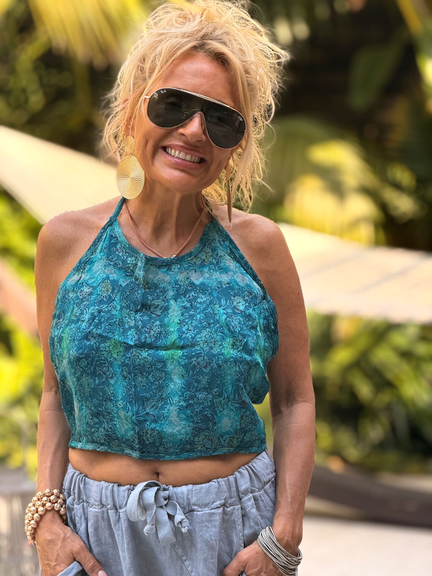 TOP CORTO INDY MULTICOLOR