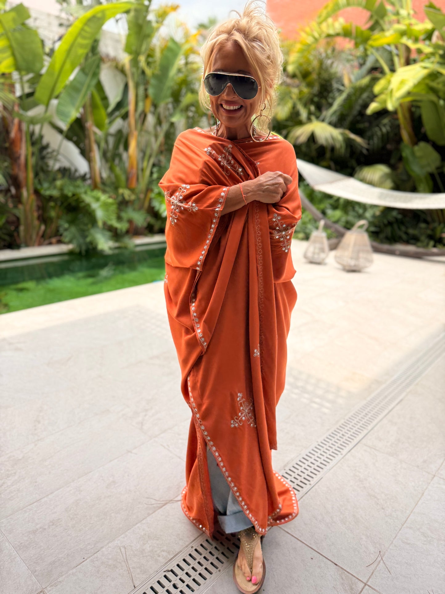 KIMONO SUPER OVERSIZE MENORCA MULTICOLOR