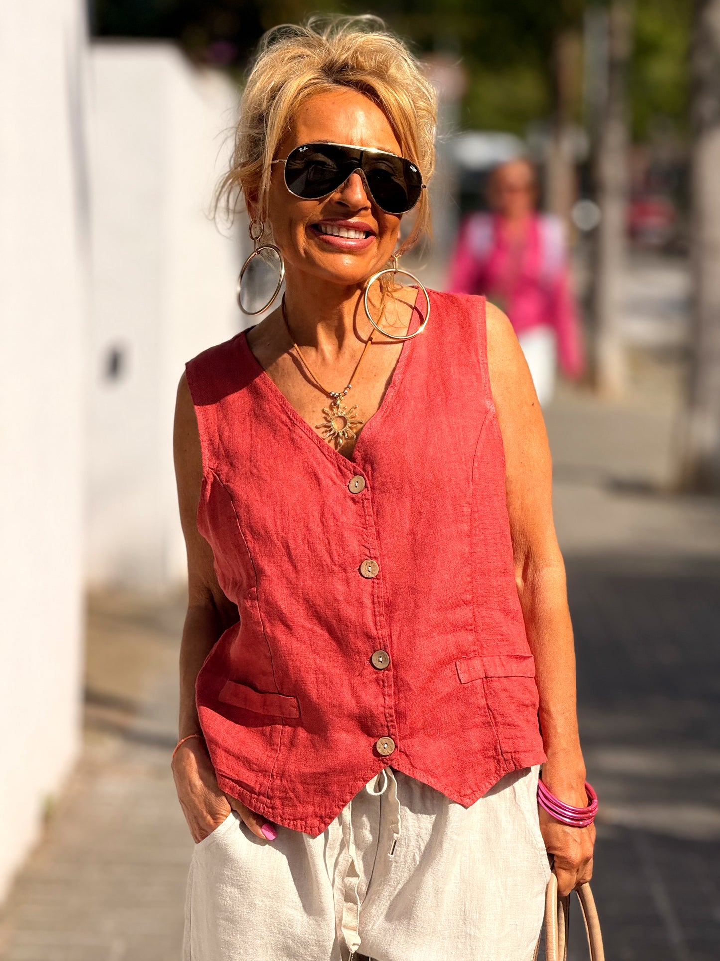 CHALECO ANOUK MULTICOLOR