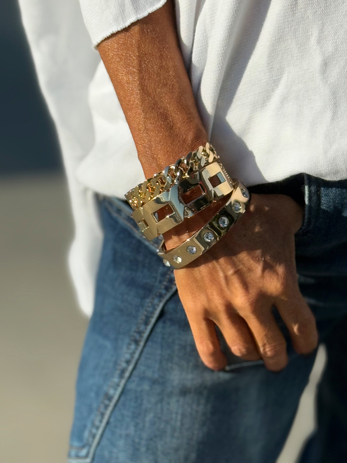 PULSERA BRILLANTE MULTICOLOR