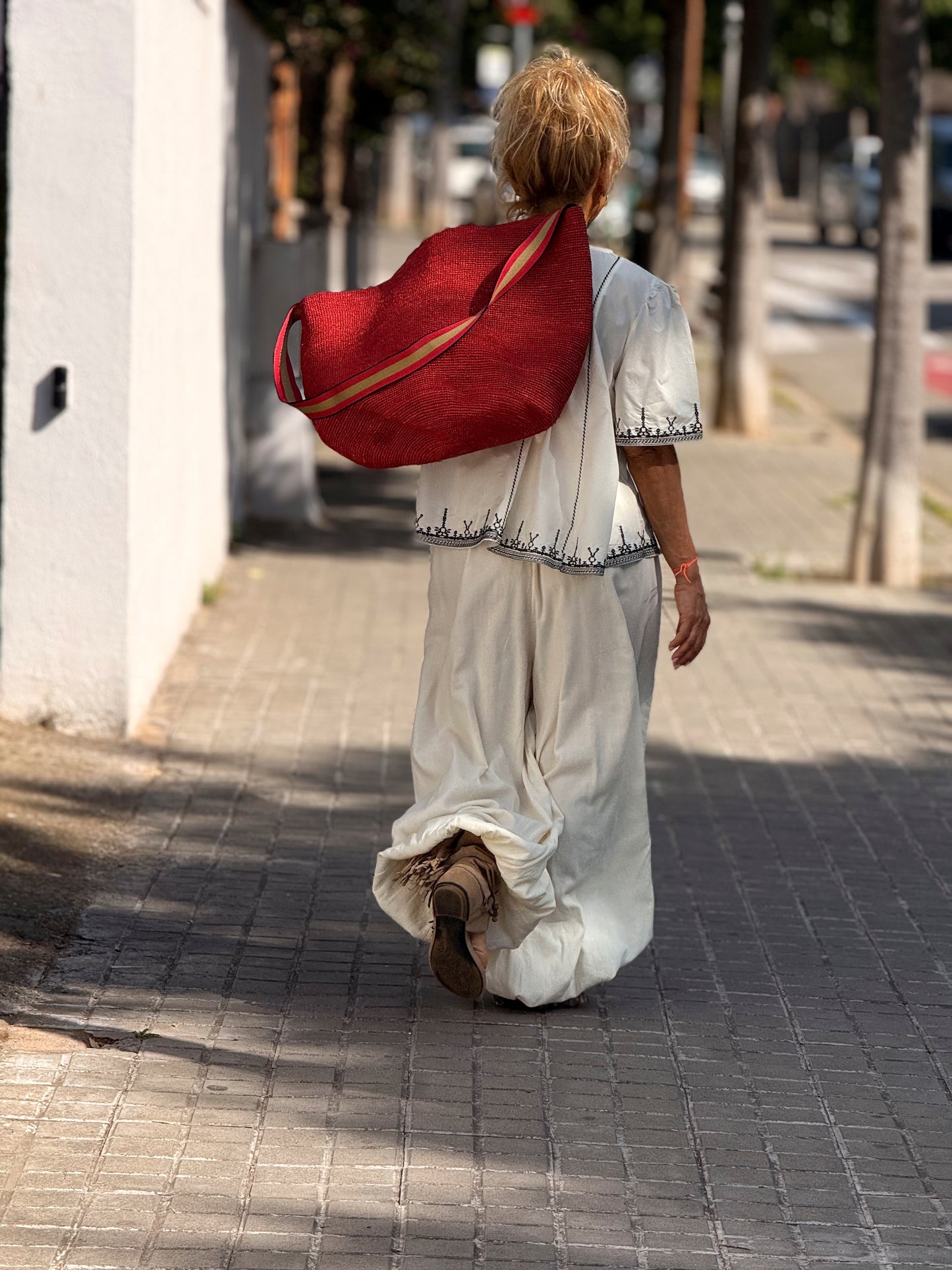 PANTALON MARI OVERSIZE MULTICOLOR