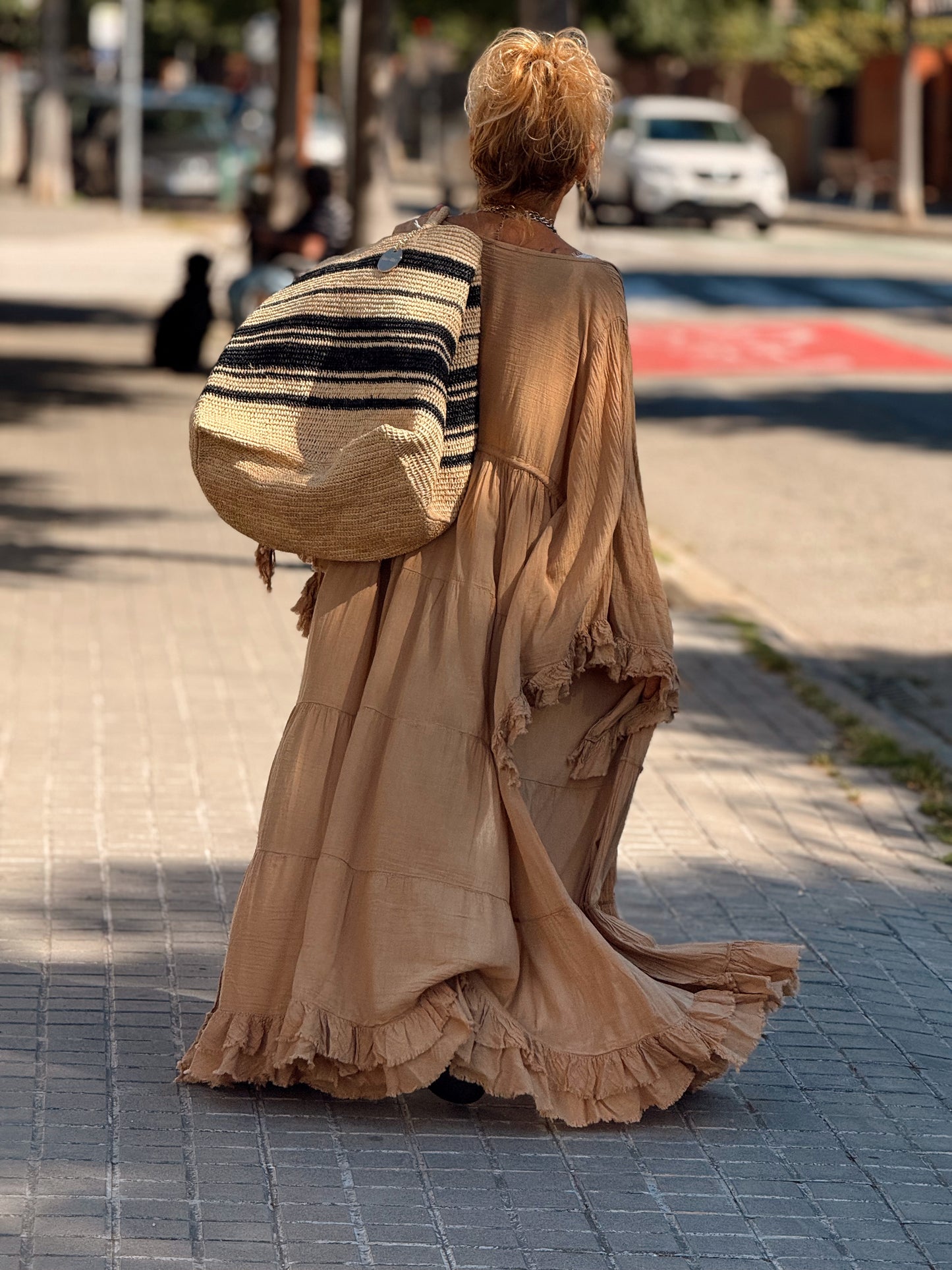 KIMONO SUPER OVERSIZE BOHO MULTICOLOR