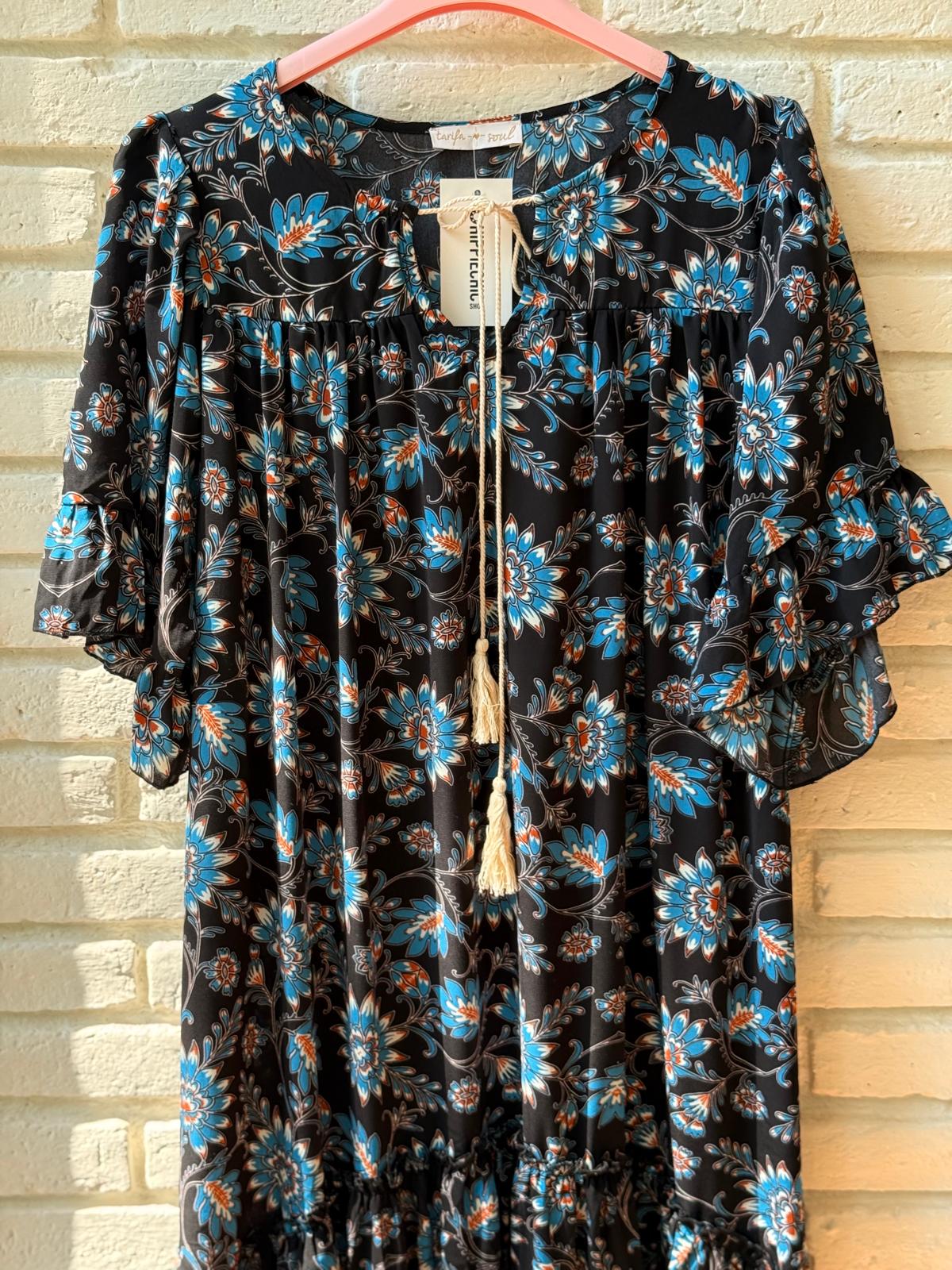 VESTIDO ESTAMPADO FLOR MULTICOLOR