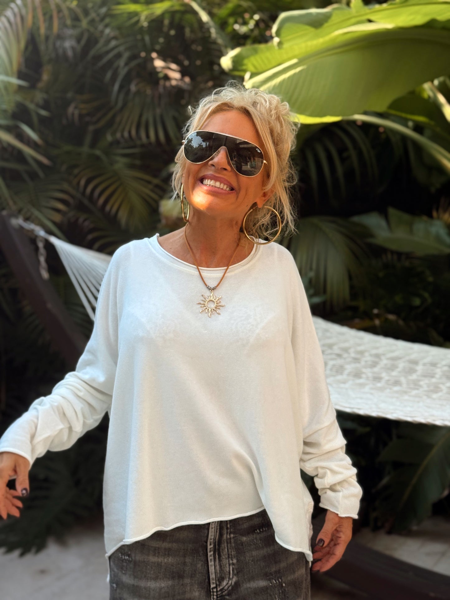 CAMISETA DESGASTADA OVERSIZE DANI MULTICOLOR